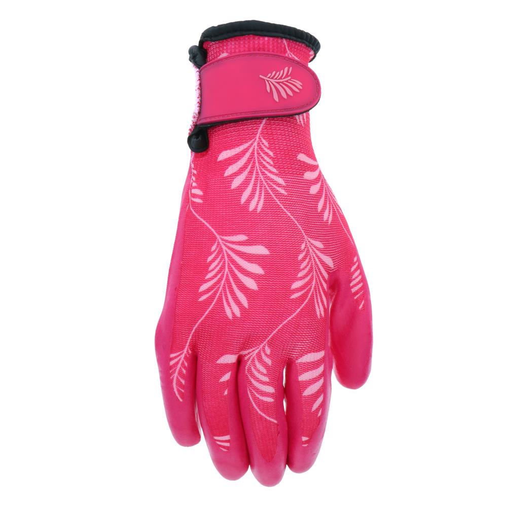 Style Selections Small White Leather/Polyester Gardening Gloves