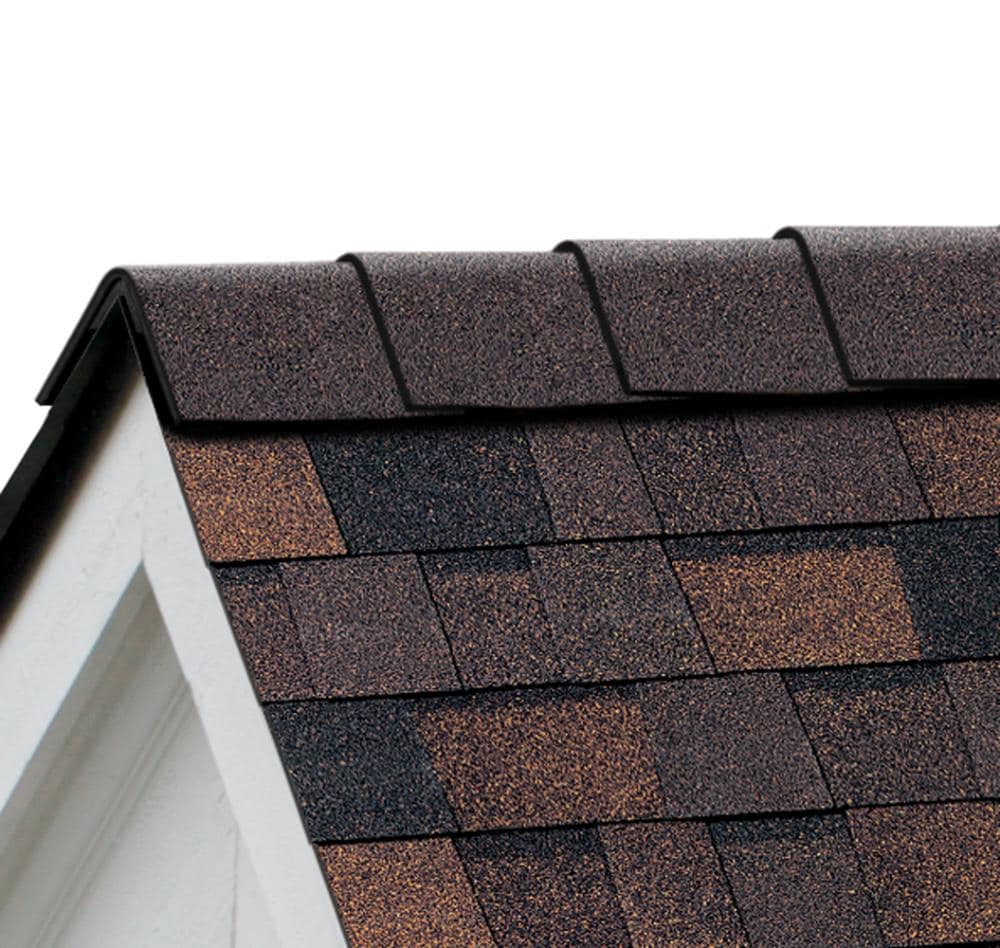 Owens Corning 724546 DuraRidge Brownwood Algae Resistant Hip Ridge Roof Shingles ( 20-lin ft per Bundle )