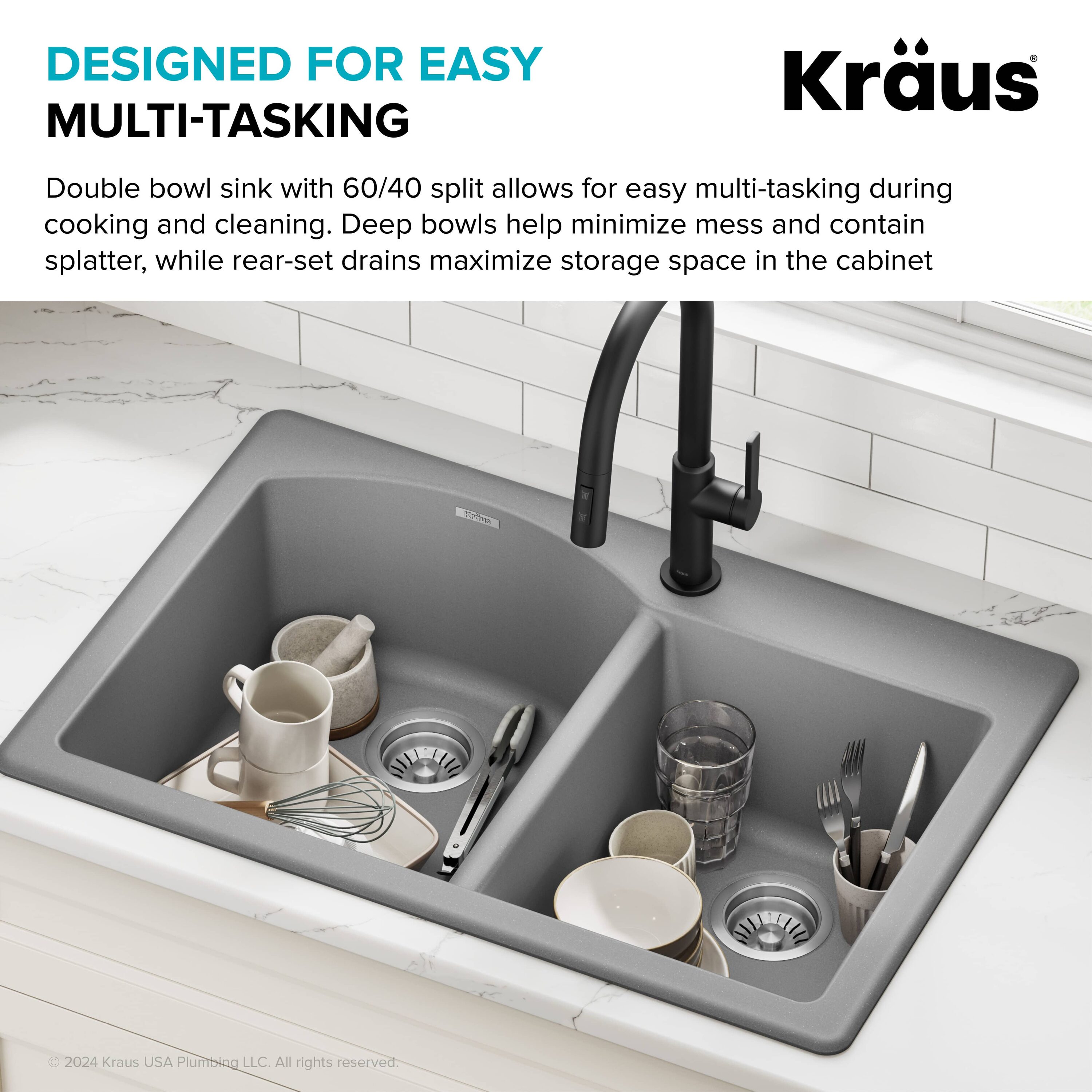 Kraus KGD-50GREY Kitchen-Sinks - View #8