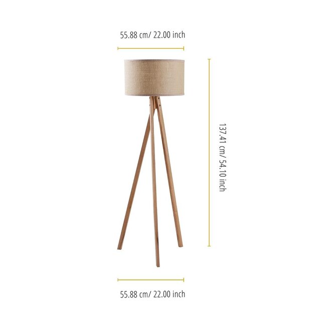 In Khaki Tripod Floor Lamp, Wooden Tripod Floor Lamp Plans Pdf