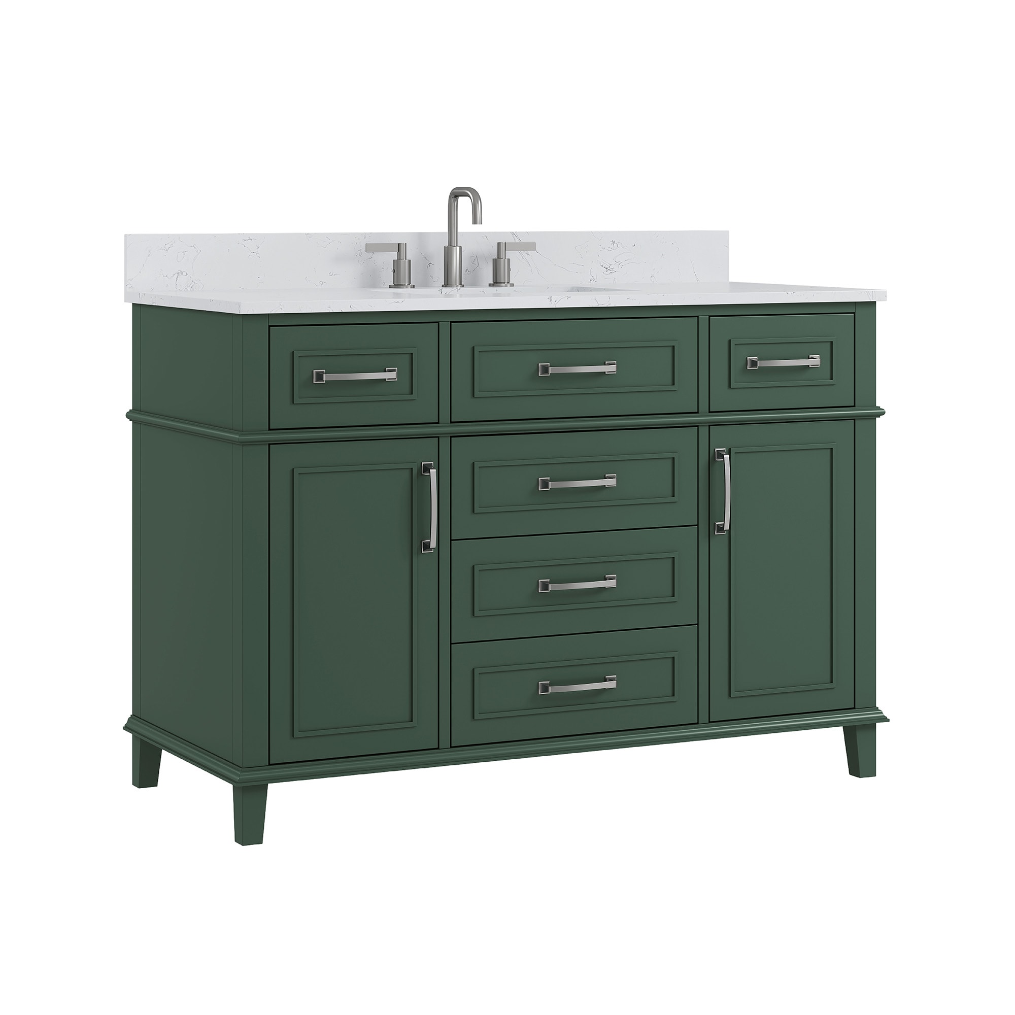 DELUXE LIVING V24026-48SG Bath-Vanity-Combo - View #3