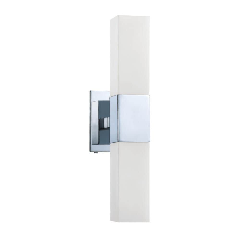 Kendal Lighting VF3400-2L-CH Madison 5-in 1 -Light Chrome Modern/contemporary Vanity light