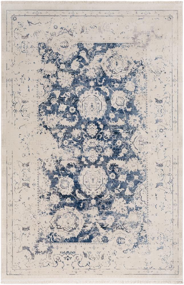 Surya EPC2332-710103 Ephesians 8 x 10 Navy Indoor Medallion Oriental Area Rug