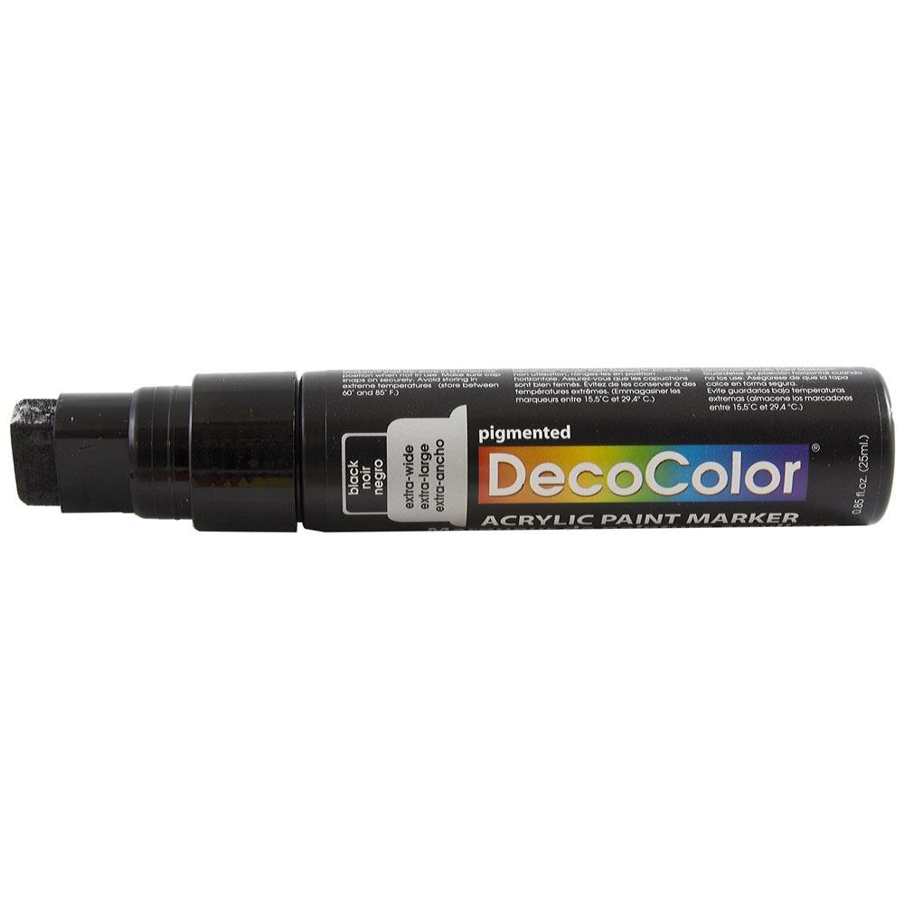 JAM Paper Jam Paper Jumbo Point Acrylic Paint Marker, Black, 2/Pack in the  Pens, Pencils & Markers department at
