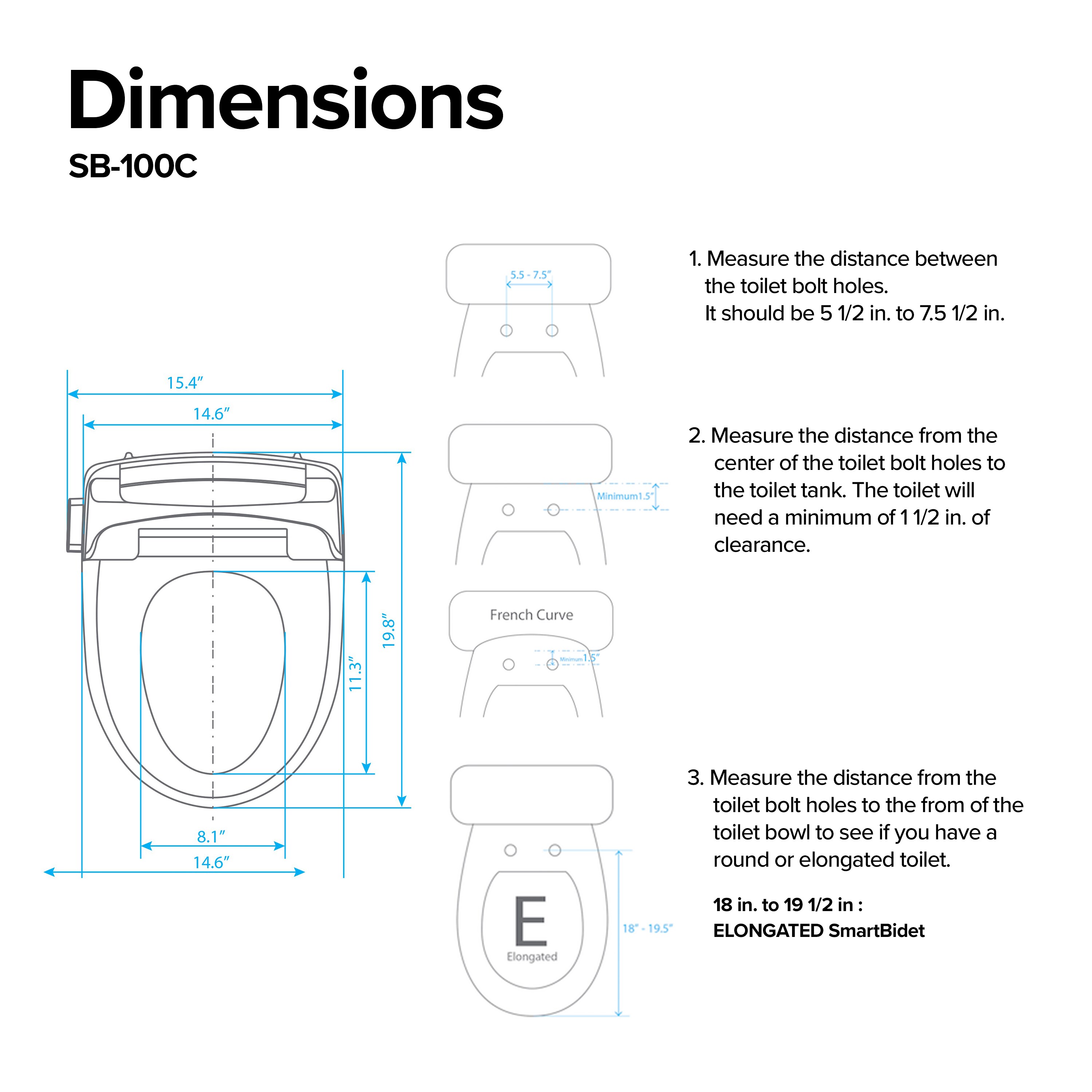 SmartBidet SB-100C Bidet-Toilet-Seats - View #10