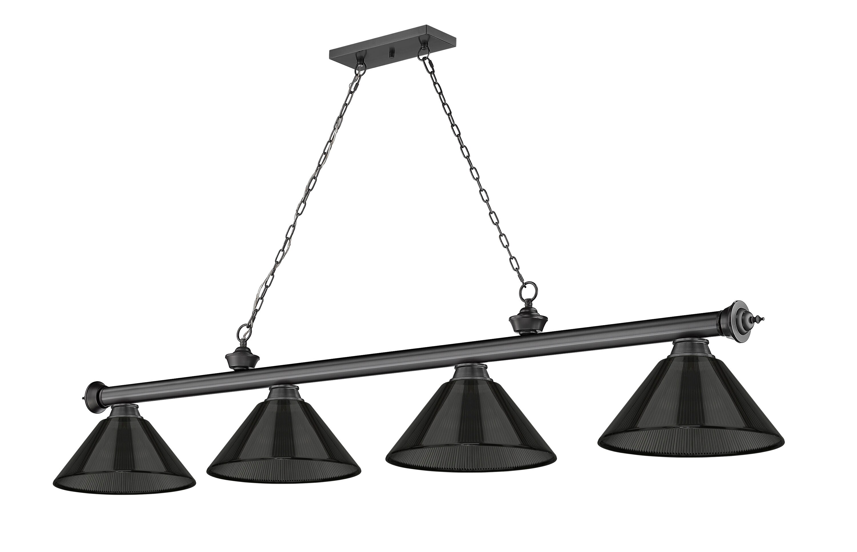 Z-Lite 2306-4BP-ARS Pool-Table-Lighting - View #5