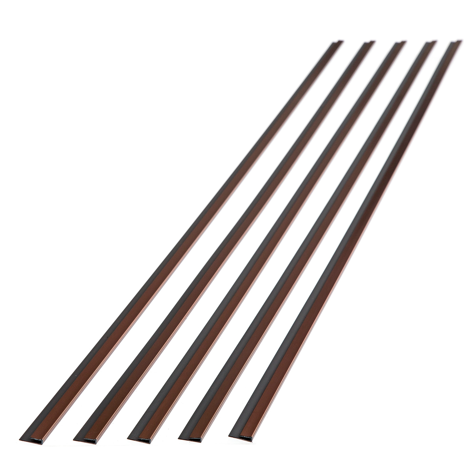 Fasade 14526 J-Trim 0.19-in W x 47-in L Oil-rubbed Bronze PVC J-shape Tile Edge Trim