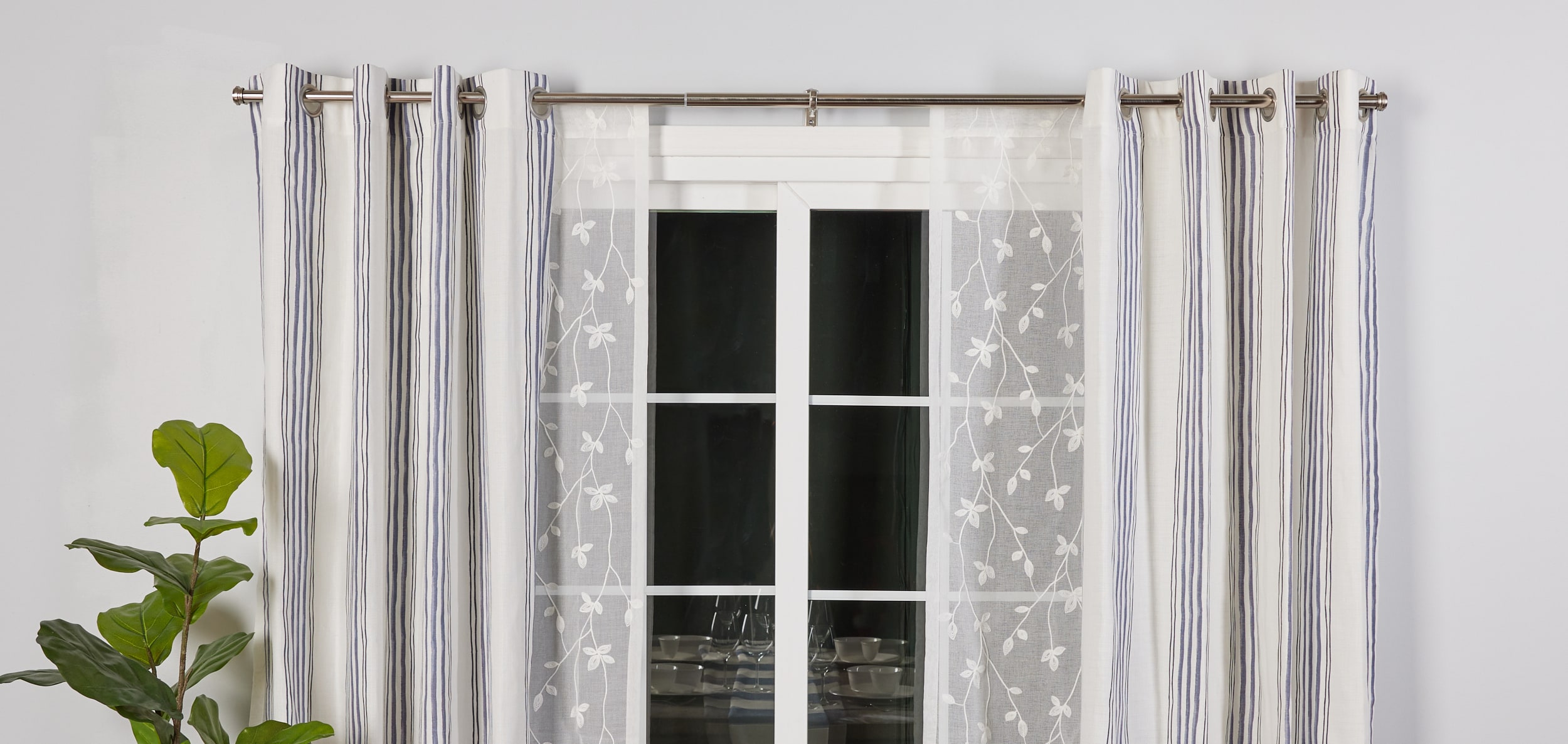 Double curtain rod Window Treatments at Lowes.com