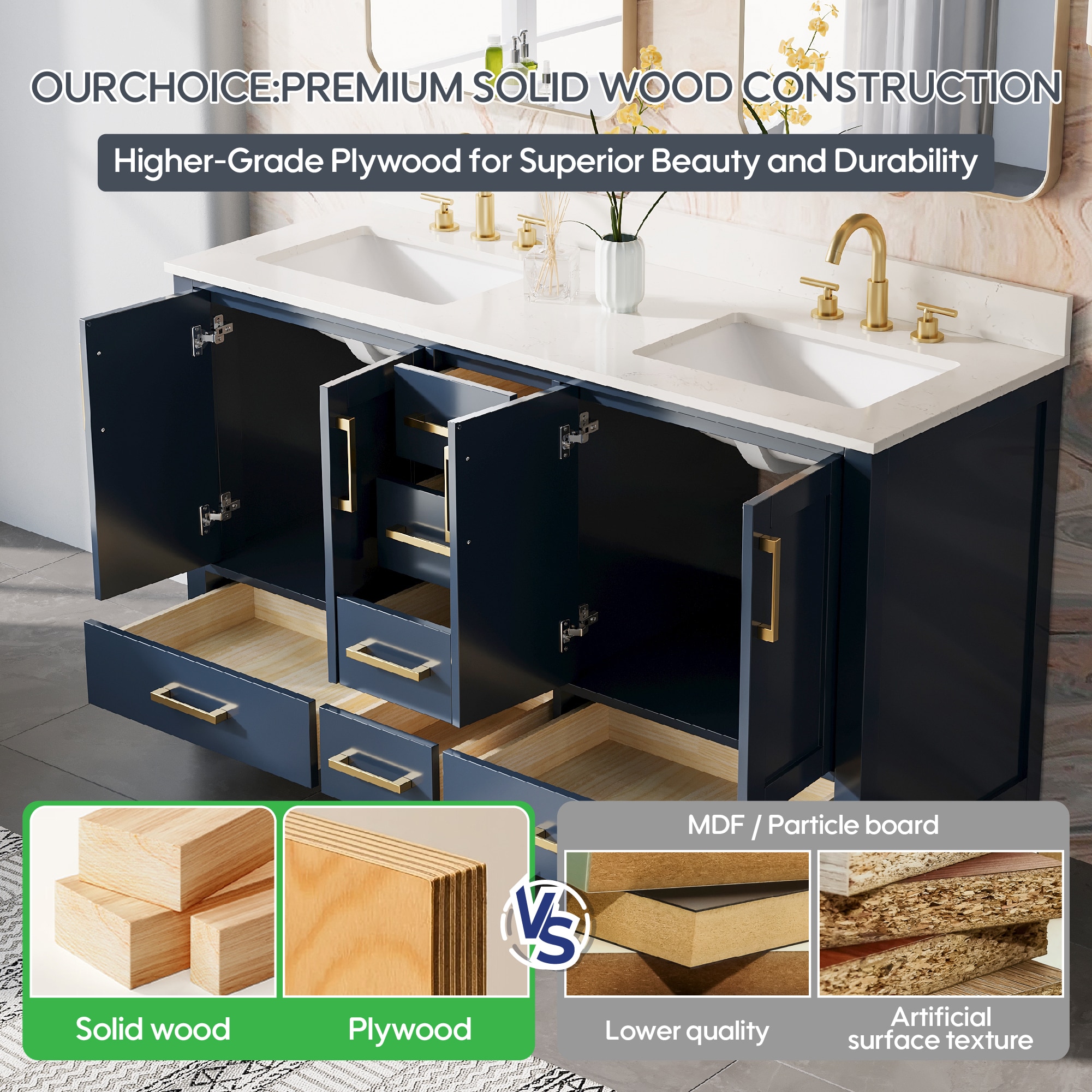 Forclover AW65-05 Bath-Vanity-Combo - View #9