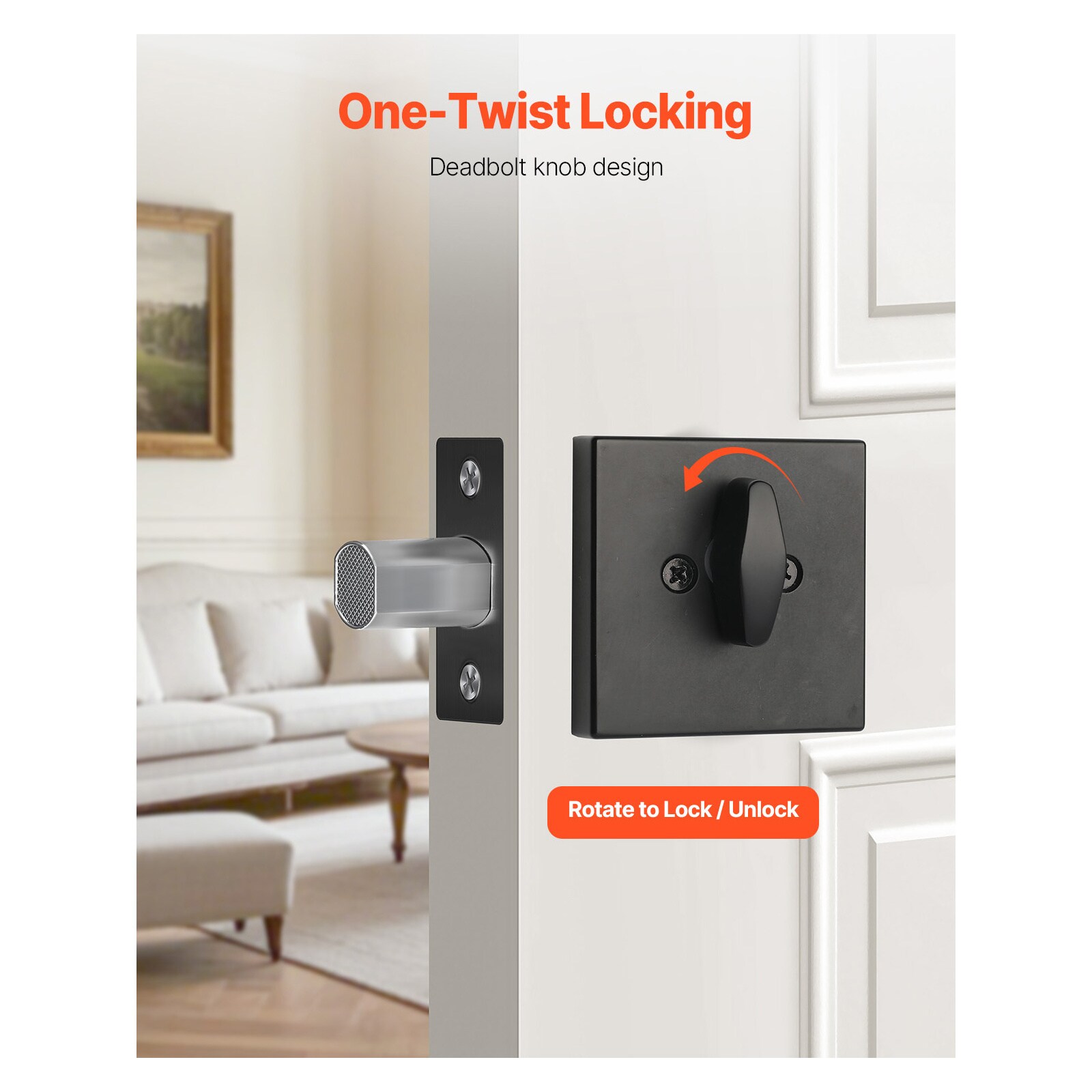 Mecale YAS-B969KV Door-Deadbolts - View #5
