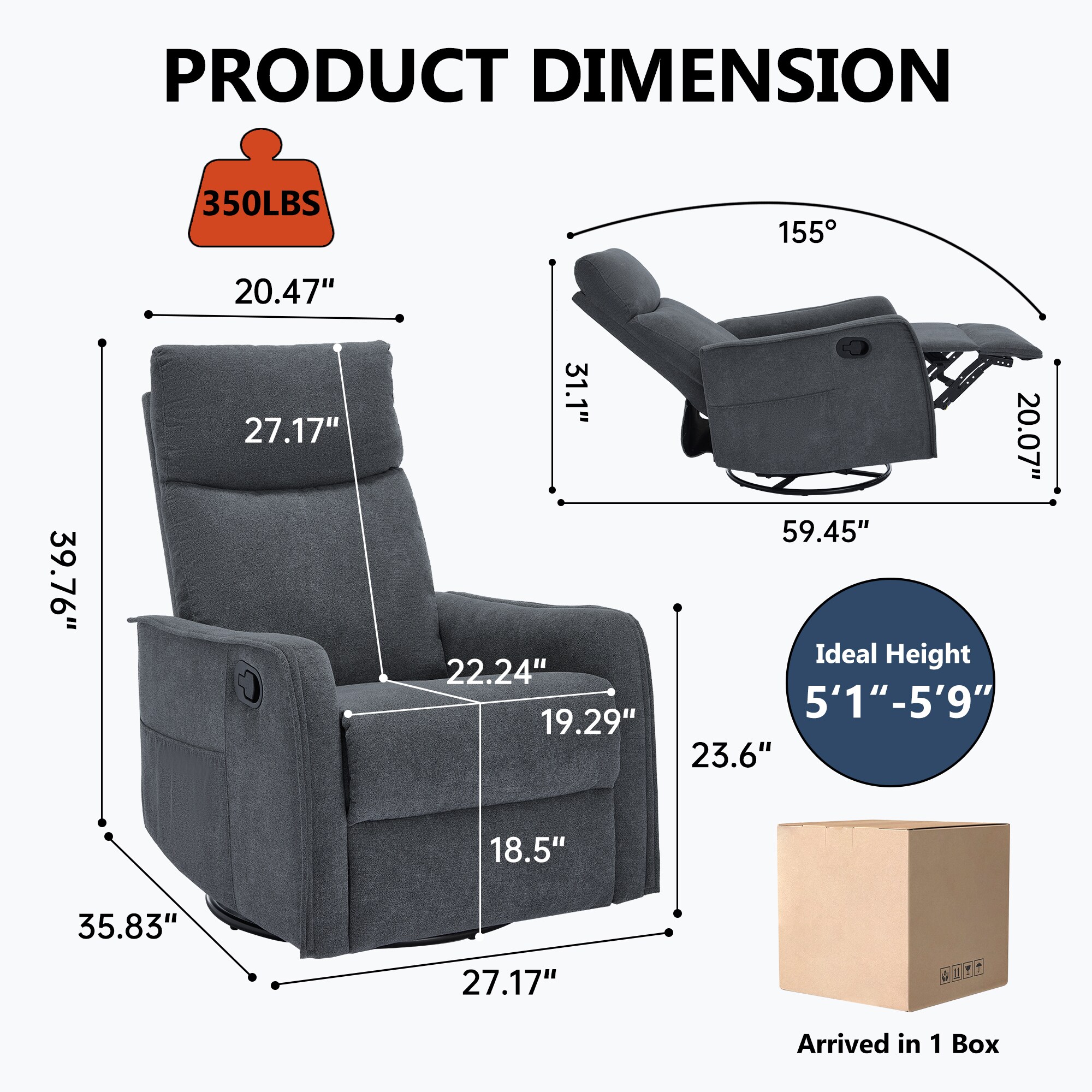 Dimakai DI-CO258873P recliners - View #10
