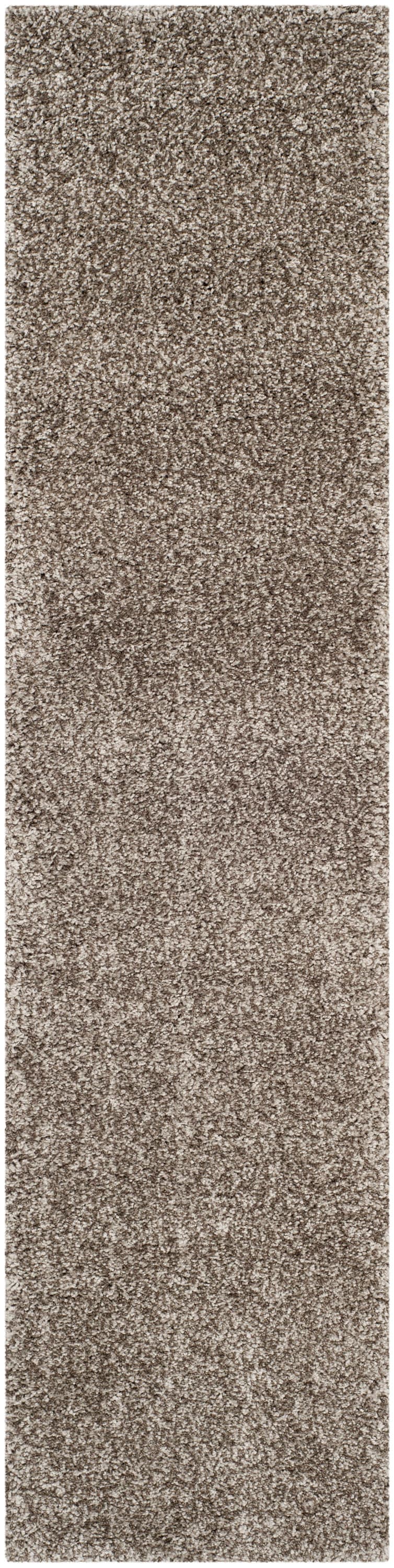 Safavieh SG180-8080-214 Milan Shag 2 x 14 (ft) Loomed Polypropylene Gray Rectangular Indoor Solid Runner rug