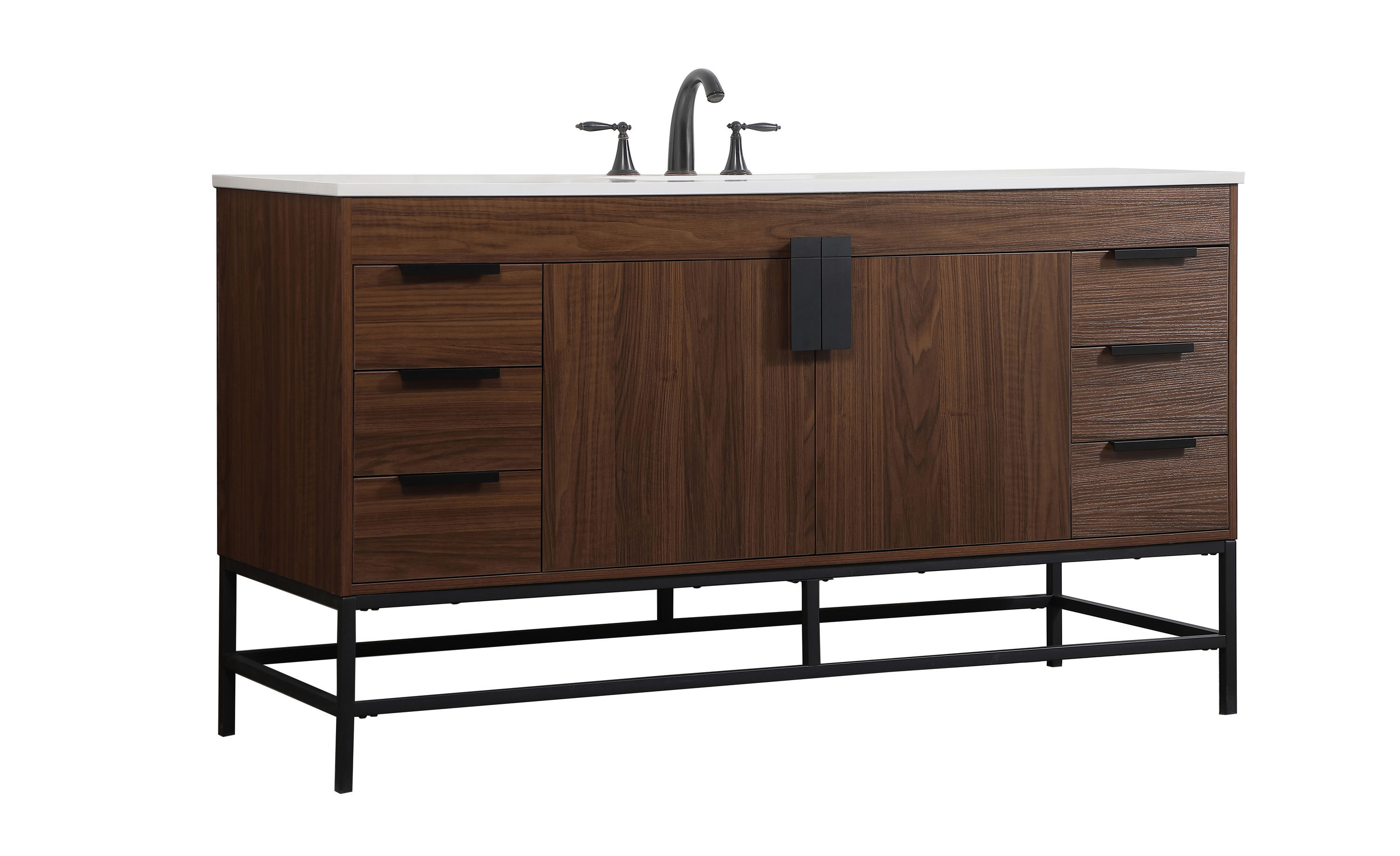 Elegant Decor HF146580MWT Bath-Vanity-Combo - View #8