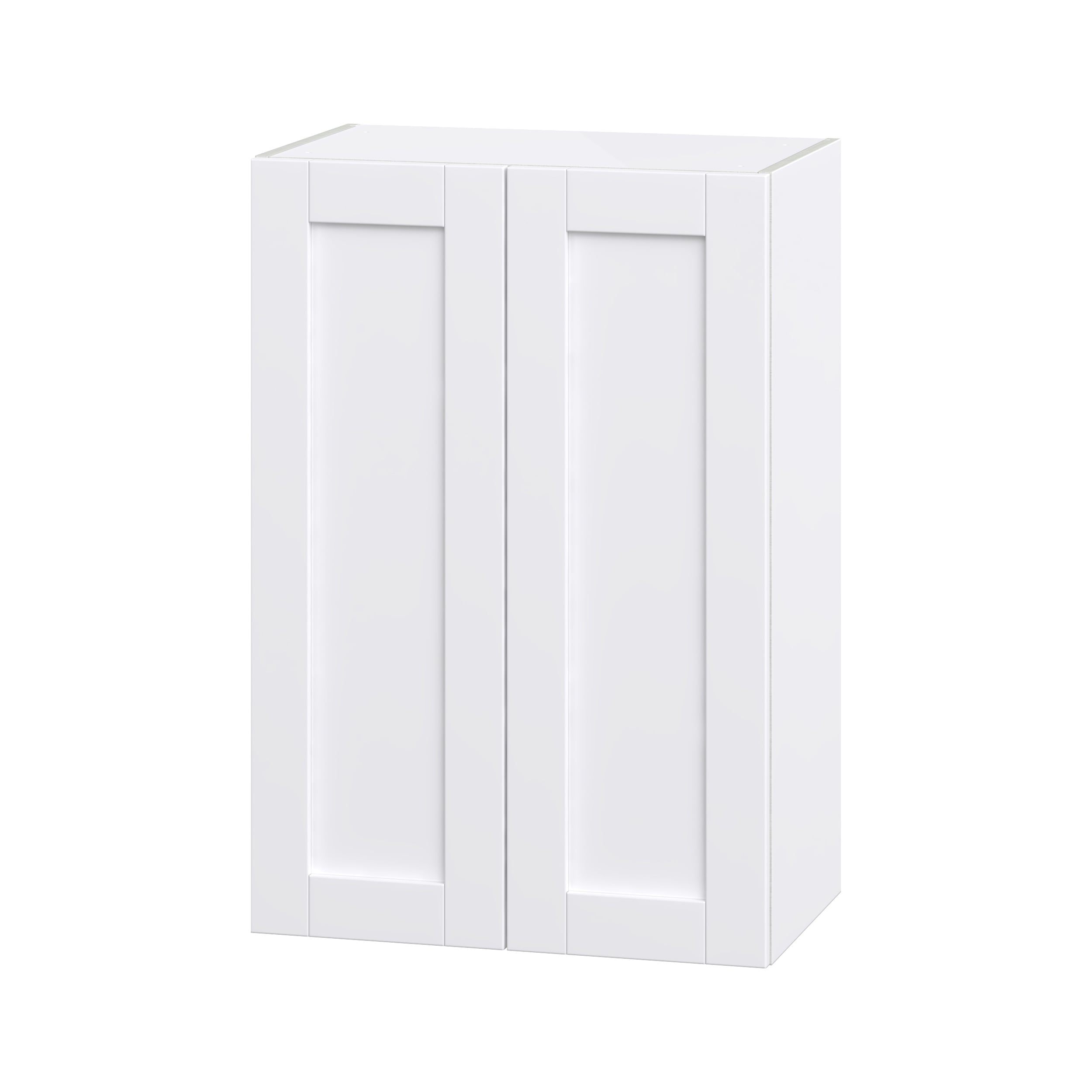Hugo&Borg DSW2435-2-RM Rosemont 24-in W x 35-in H x 14-in D Glacier White Wall Fully assembled Cabinet (Flat Panel Shaker)