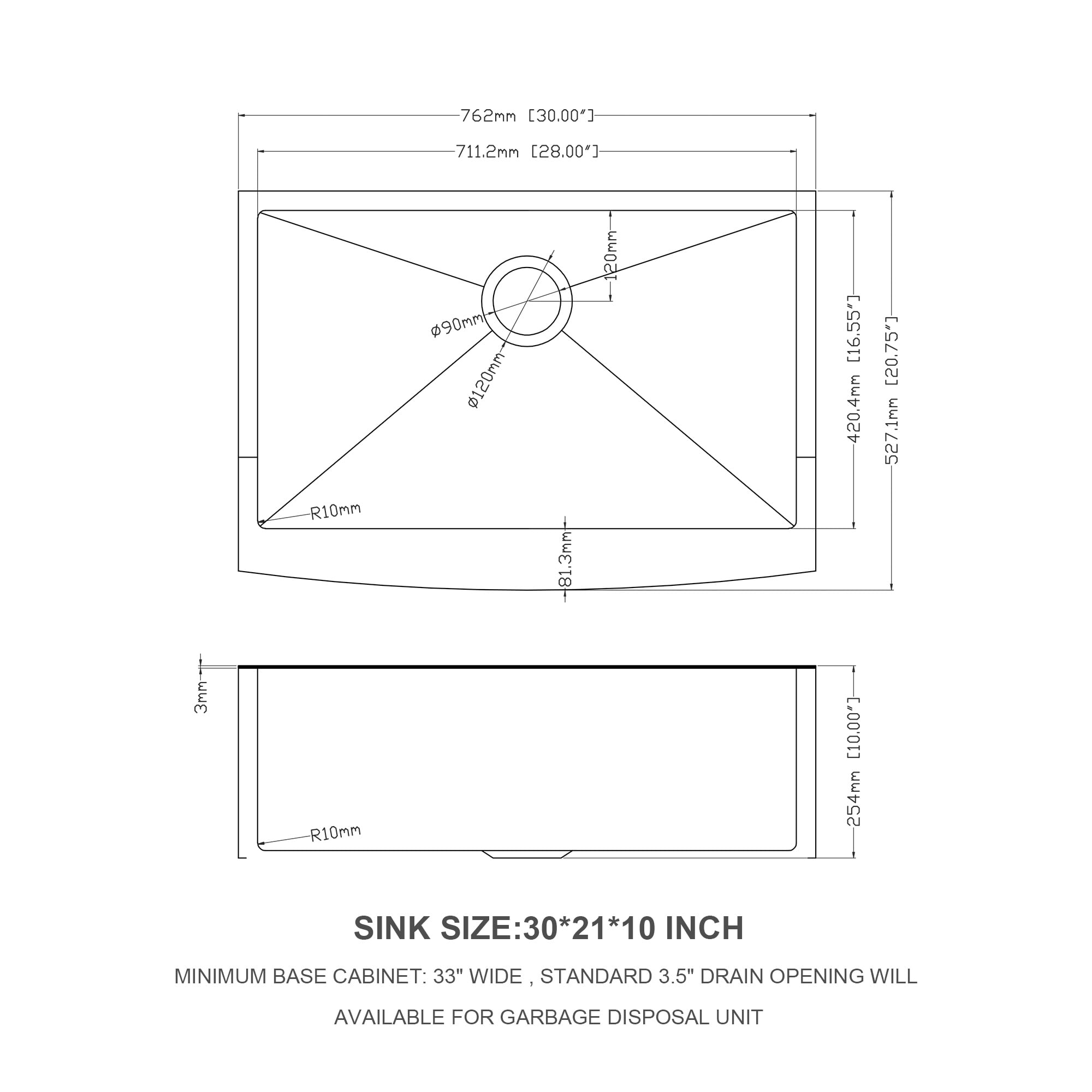 LIVIZA TLY-SS69701 Kitchen-Sinks - View #2