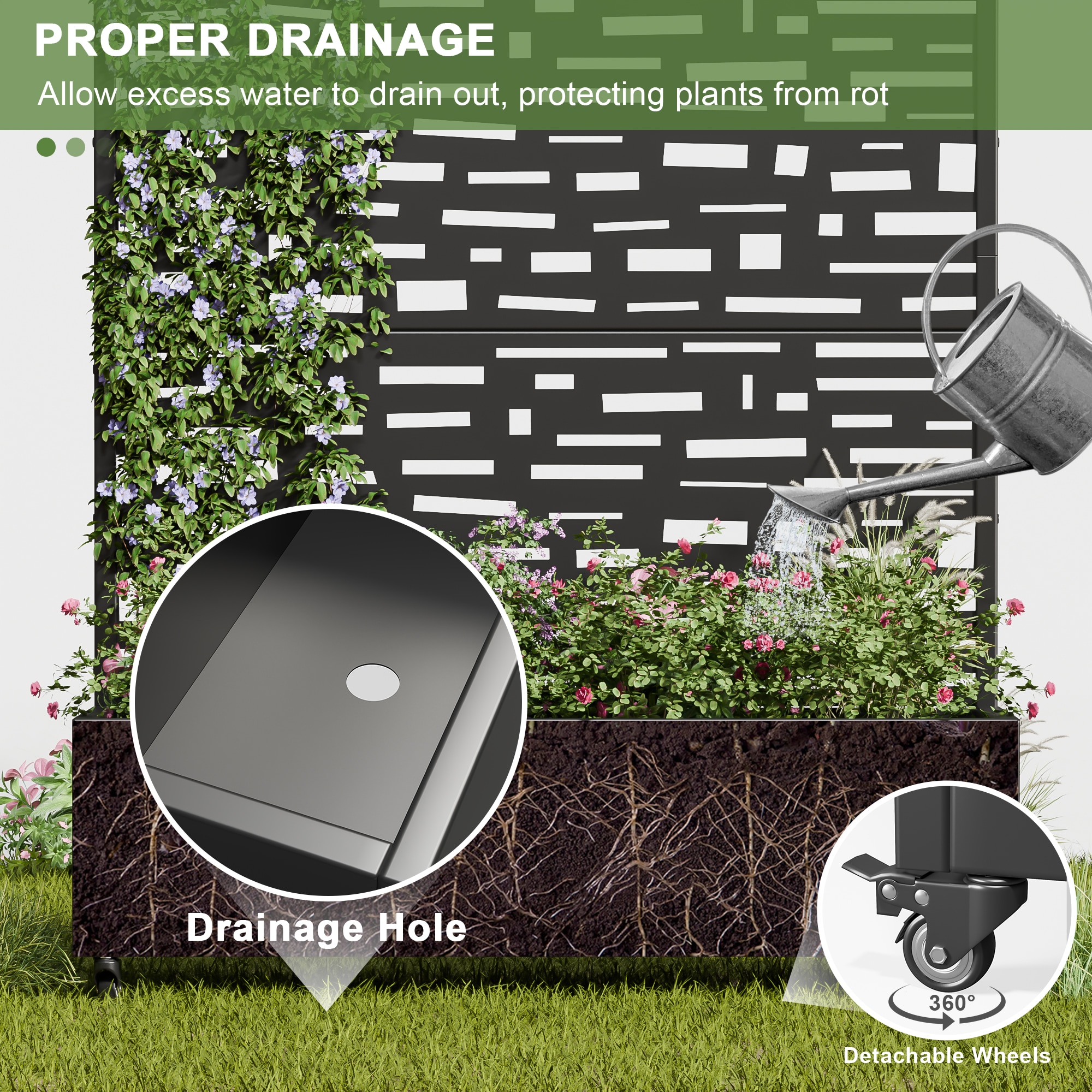 Misty Moon LW0409-RPB-ZZX054 Raised-Planter-Boxes - View #7