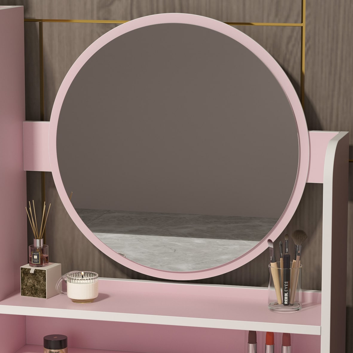 FUFU&GAGA LNN-WFKF210095-02 Bedroom-Vanities - View #3