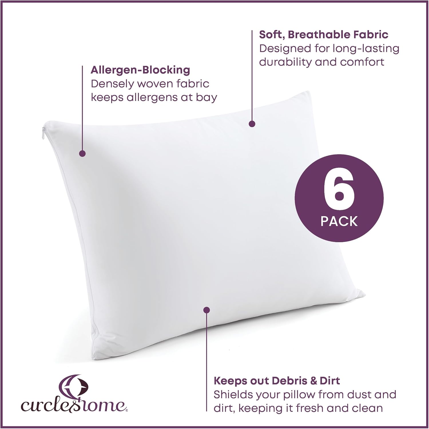 Circles Home 865 Pillow-Protectors - View #2
