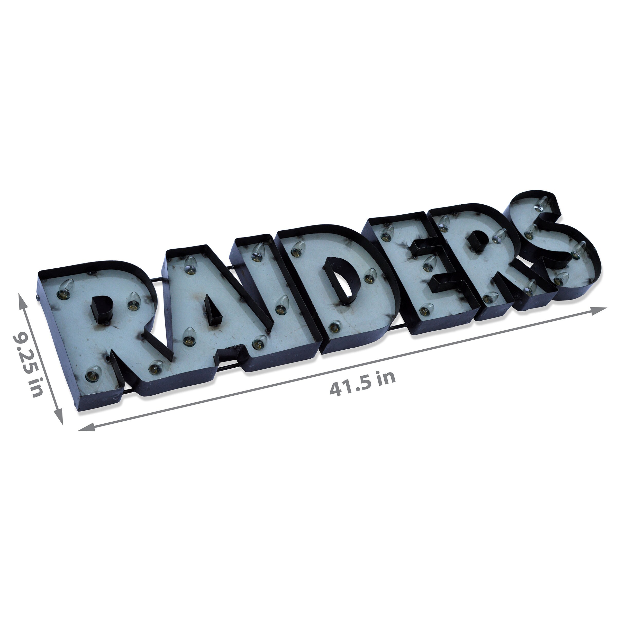 Las Vegas Raiders Steel Team Street Sign