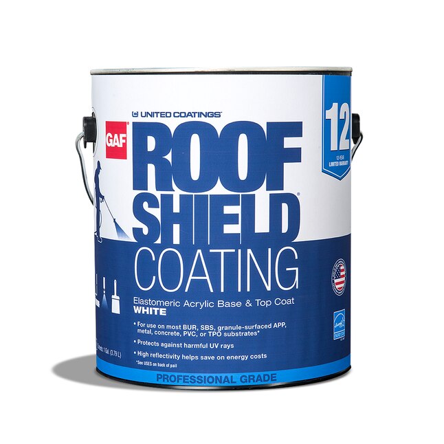 GAF United Coatings 1-Gallon Acrylic Reflective Roof Coating (7-Year Limited Warranty) GAF United Coatings 1-Gallon Acrylic Reflective Roof Coating (7-Year Limited Warranty)