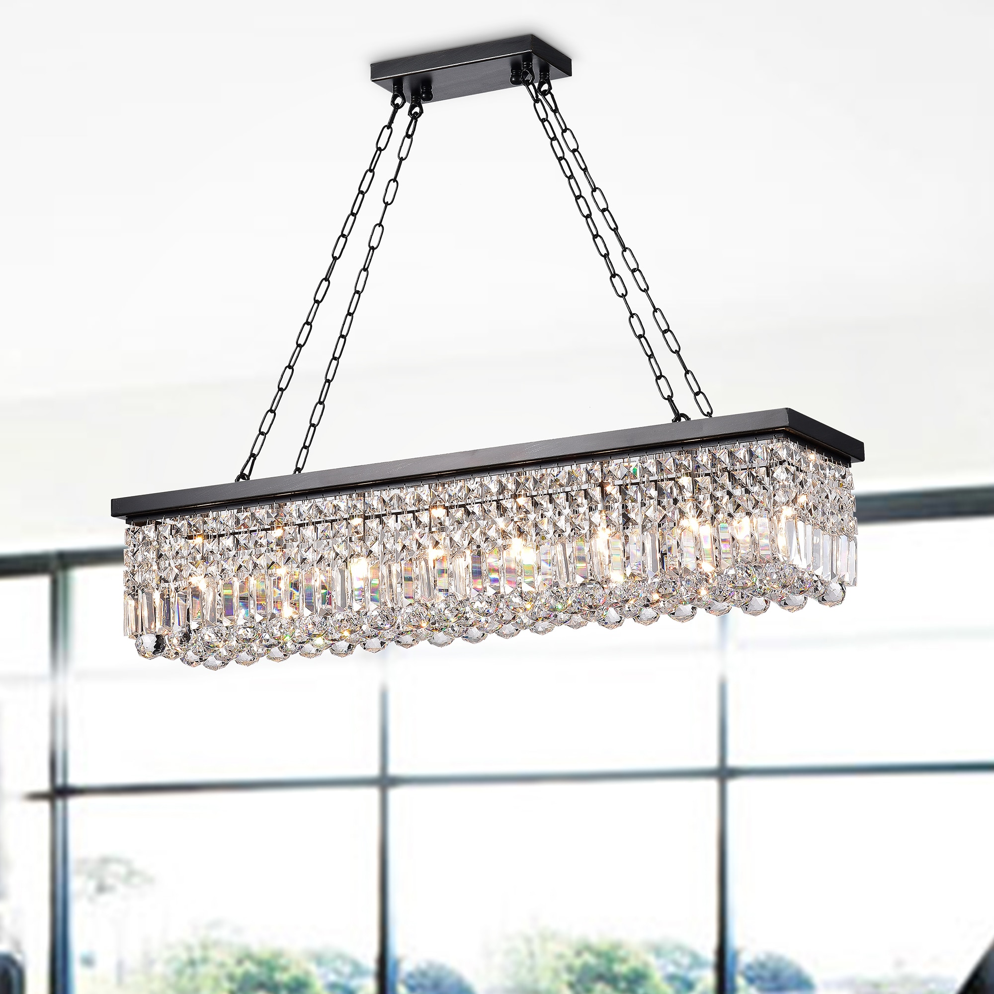 Contemporary Chandelier Living Rooms Chandeliers At Lowes Com   50240967 