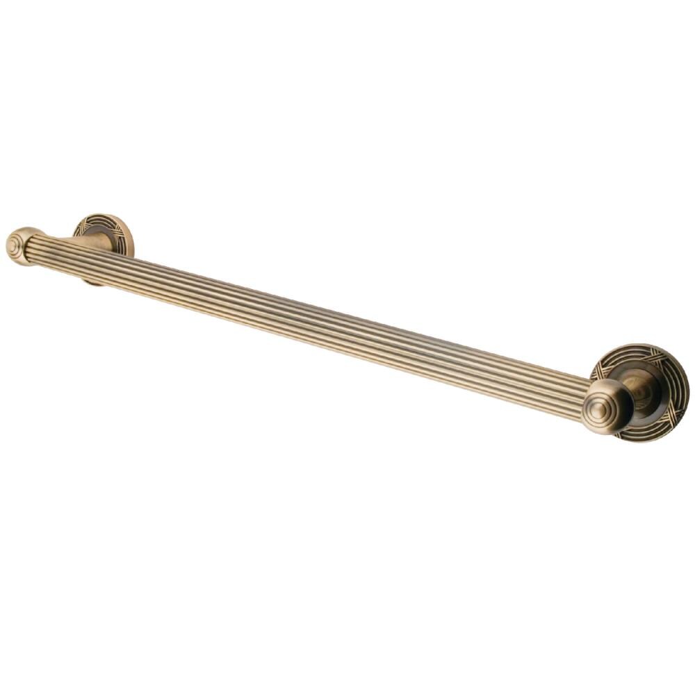 Kingston Brass WLDR910183 Georgian 18-in Antique Brass Wall Mount Grab Bar (330-lb Weight Capacity)