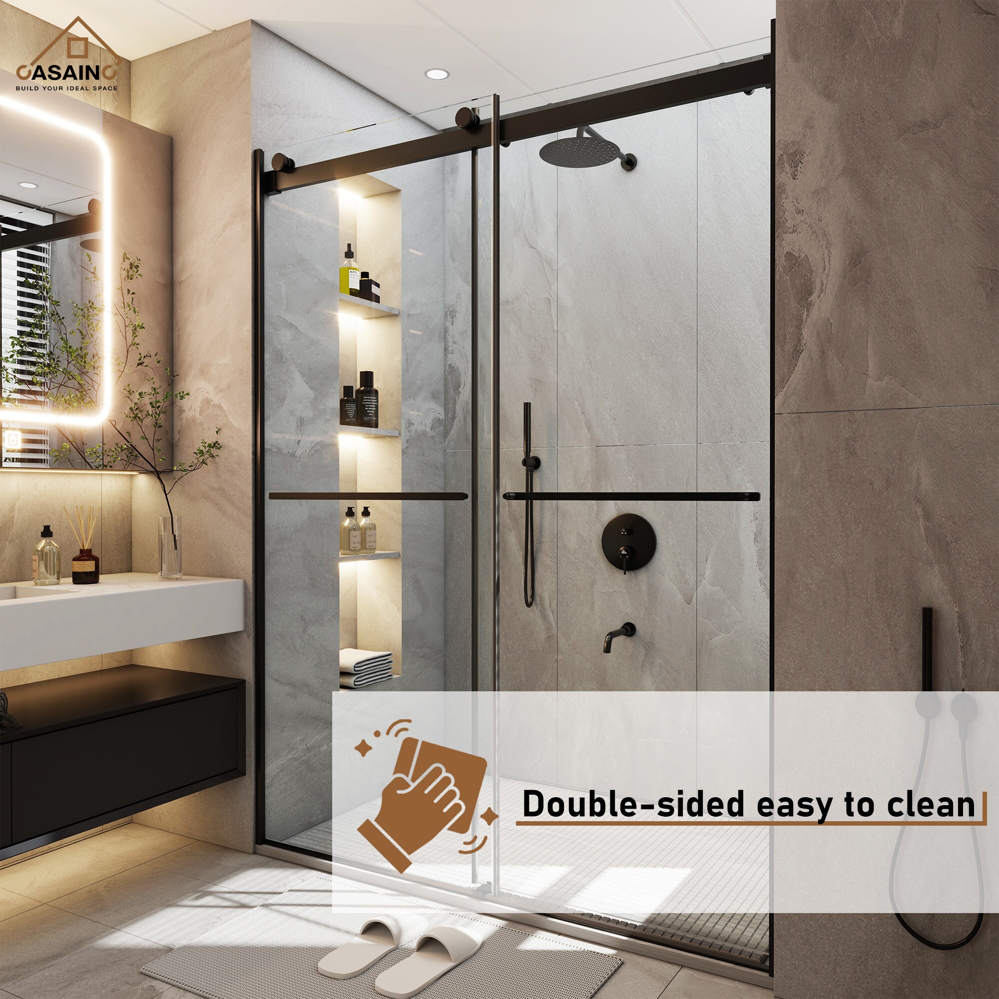 CASAINC SL-TL-C76 Shower-Doors - View #8