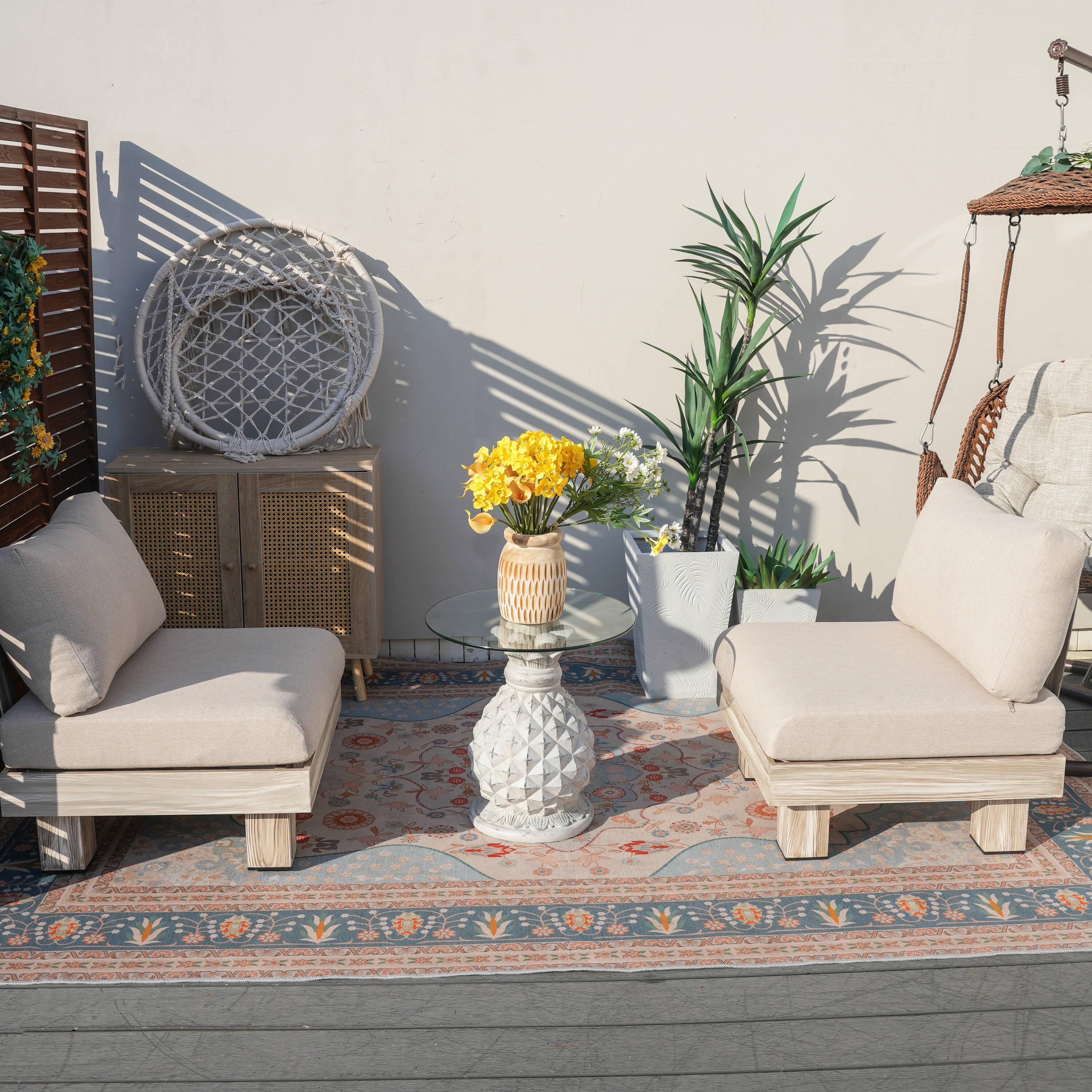 Direct Wicker DWS-22510&ST056 Patio-Conversation-Sets - View #6