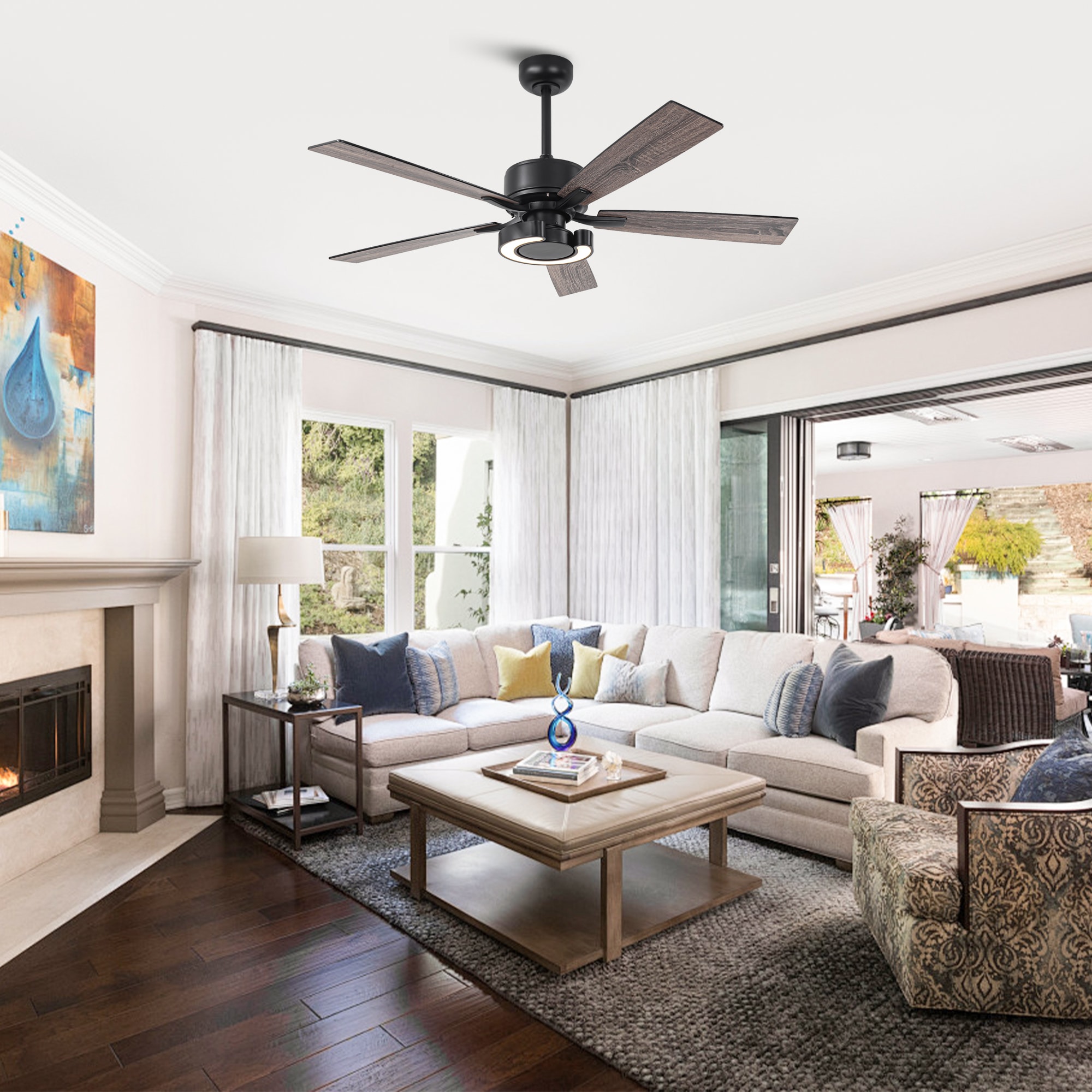 Parrot Uncle F6018BK Ceiling-Fans - View #3