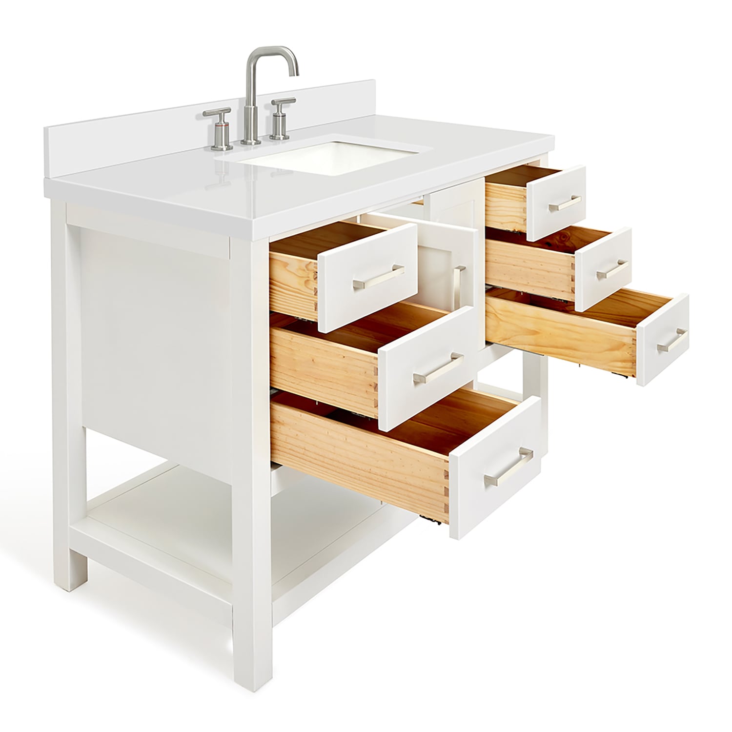 ARIEL S049SWQRVOWHT Bath-Vanity-Combo - View #5