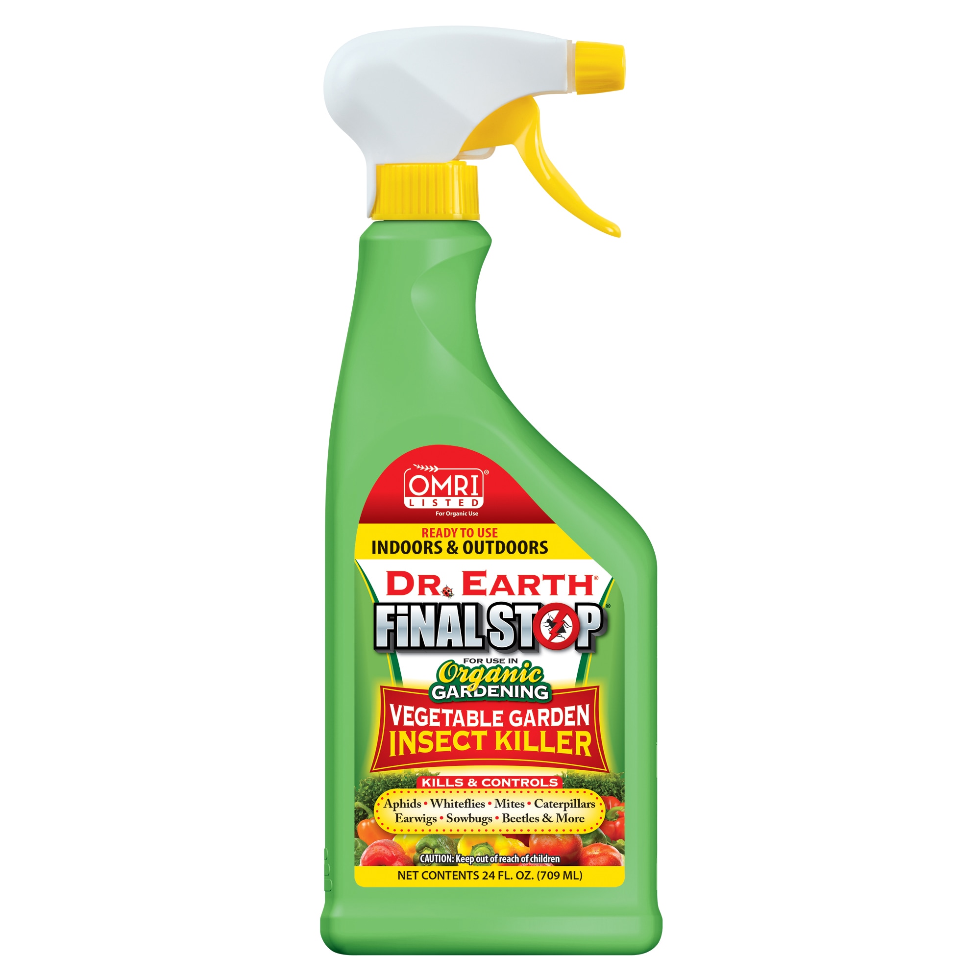 Dr. Earth 8005 Final Stop Vegetable Garden 24 -fl oz Organic Natural Insect killer