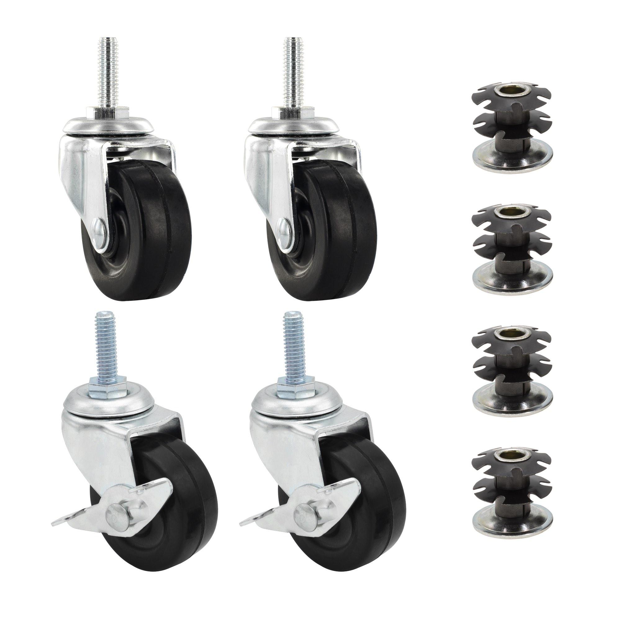 Outwater 3P1.14.00088 2-in Rubber Swivel Caster