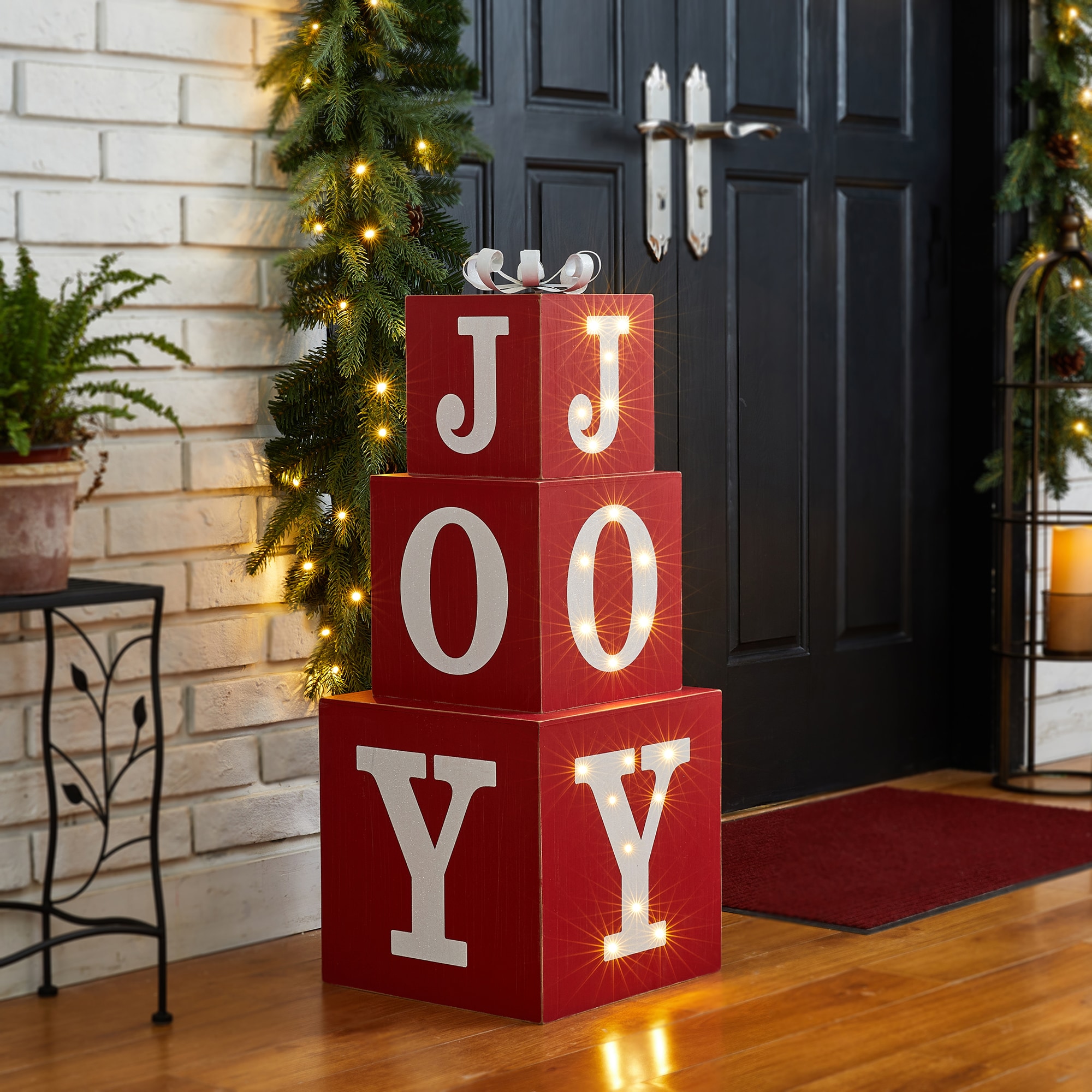 wooden outdoor christmas decorations