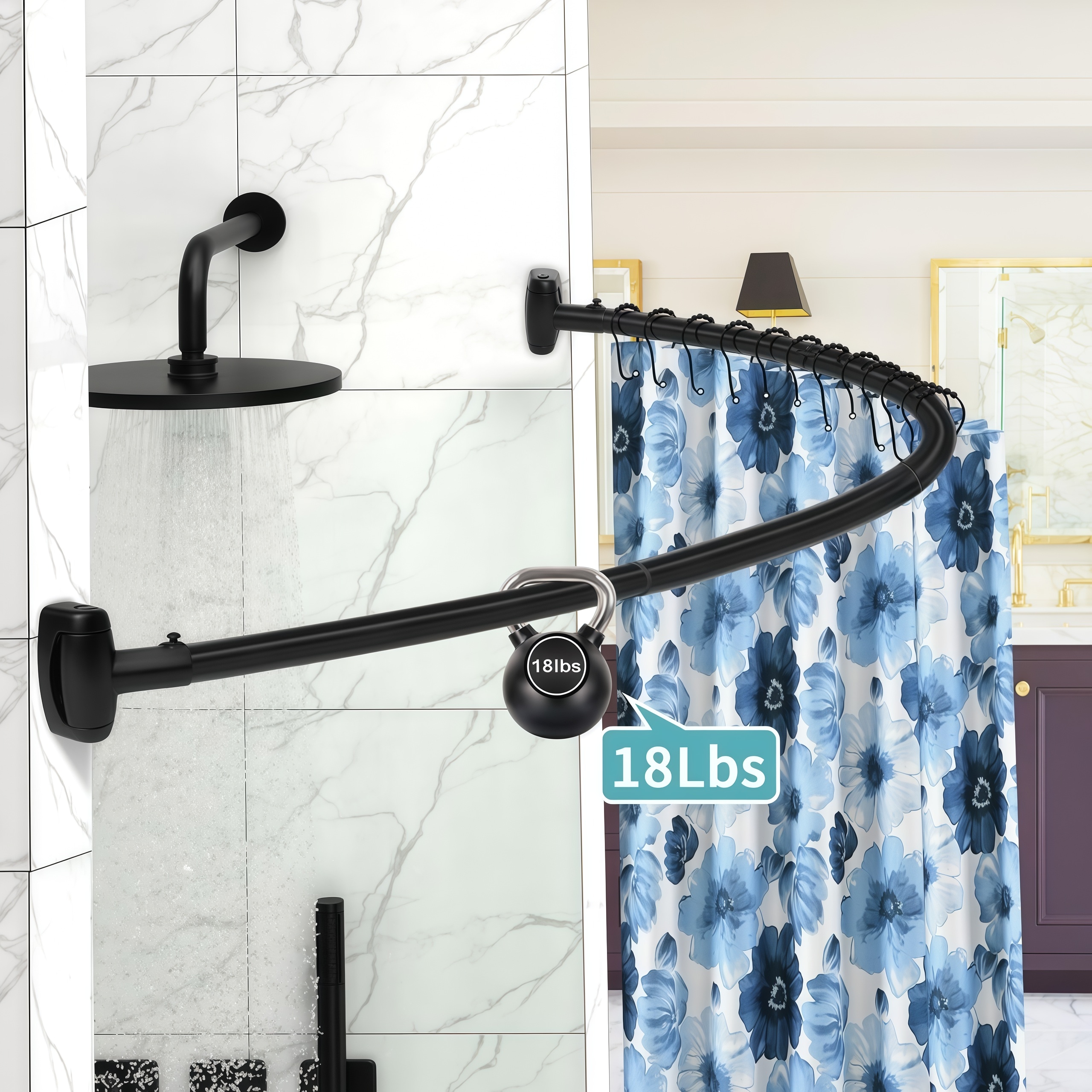 Numhew NHSEAN7904 Shower-Rods - View #5