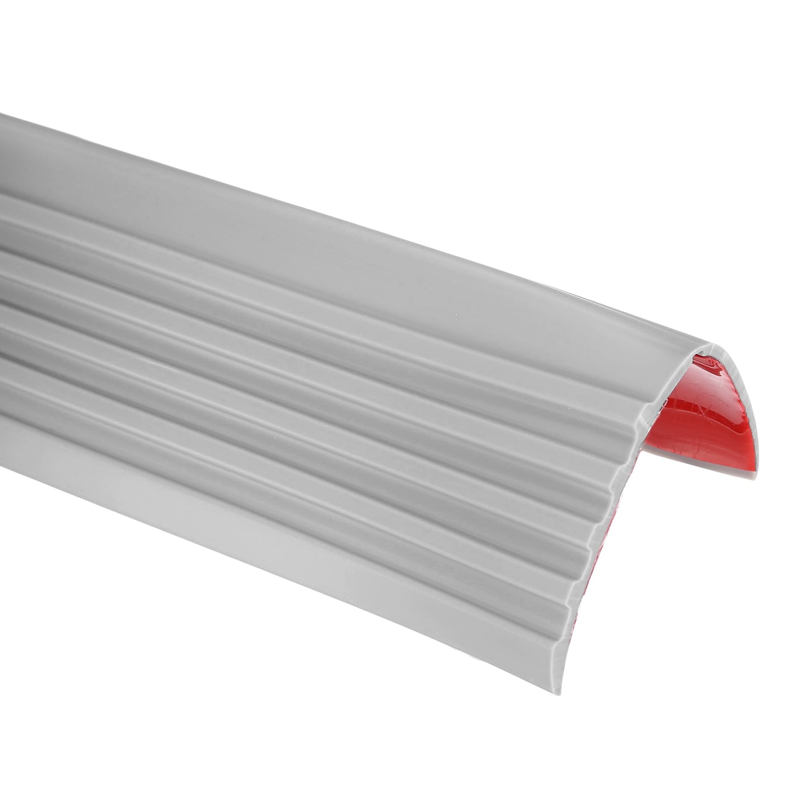 Unique Bargains - Stair Nosing 6.5 ft (2 x 2 Inch) Vinyl Non-Slip Self-Adhesive Staircase Step Ed...