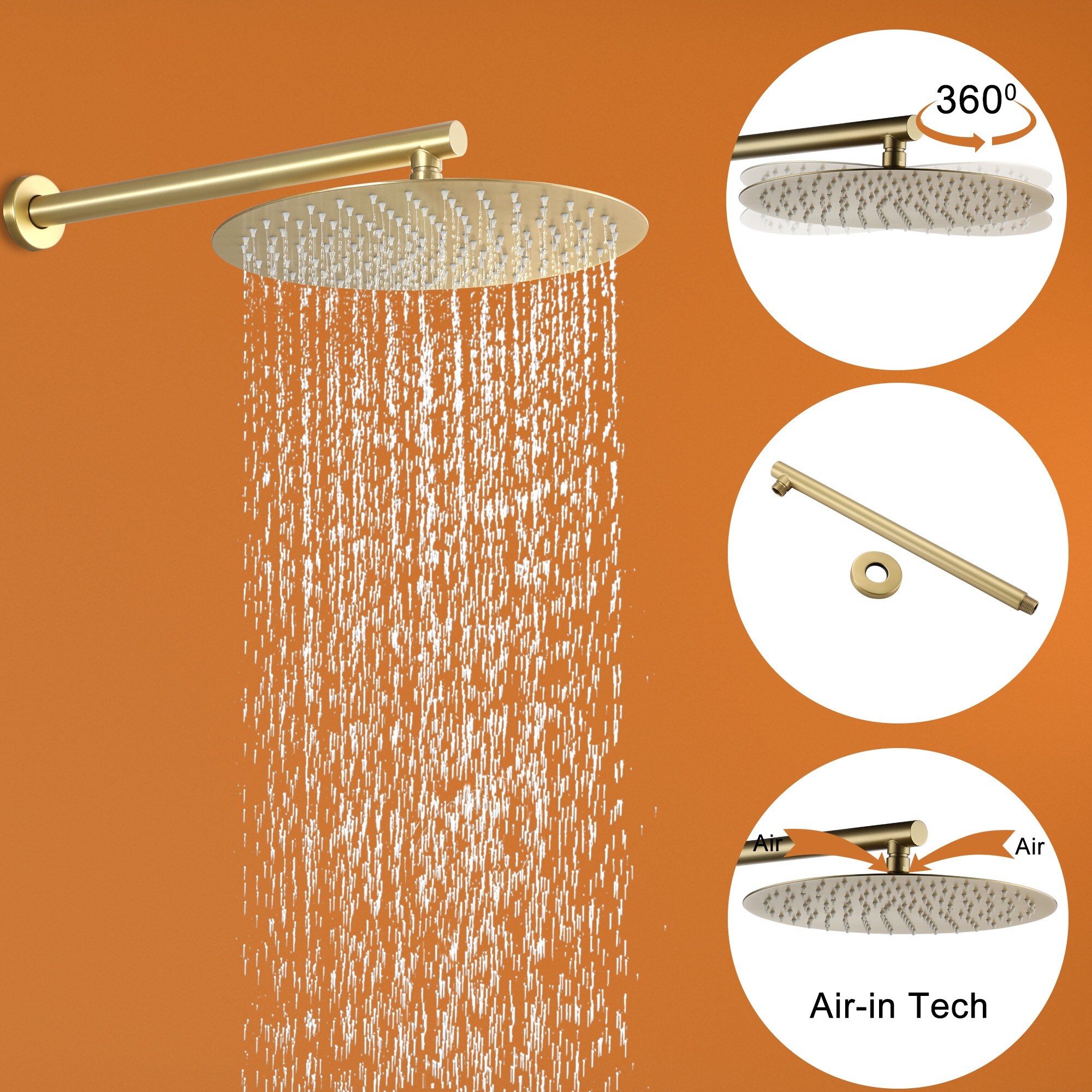 CASAINC WF-DB96102H-10 Showerhead-Bar-Panels - View #5