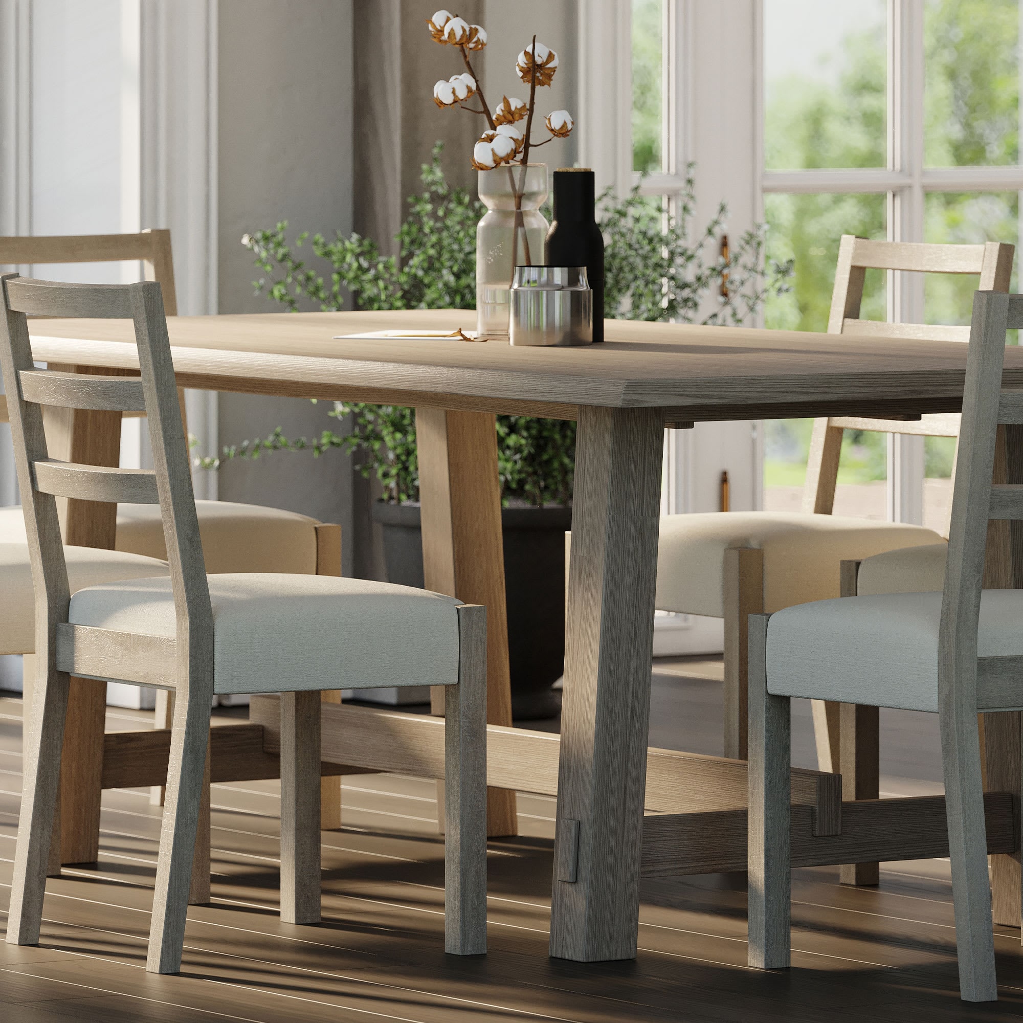 Maven Lane ML355105-WDT-WT Dining-Tables - View #3