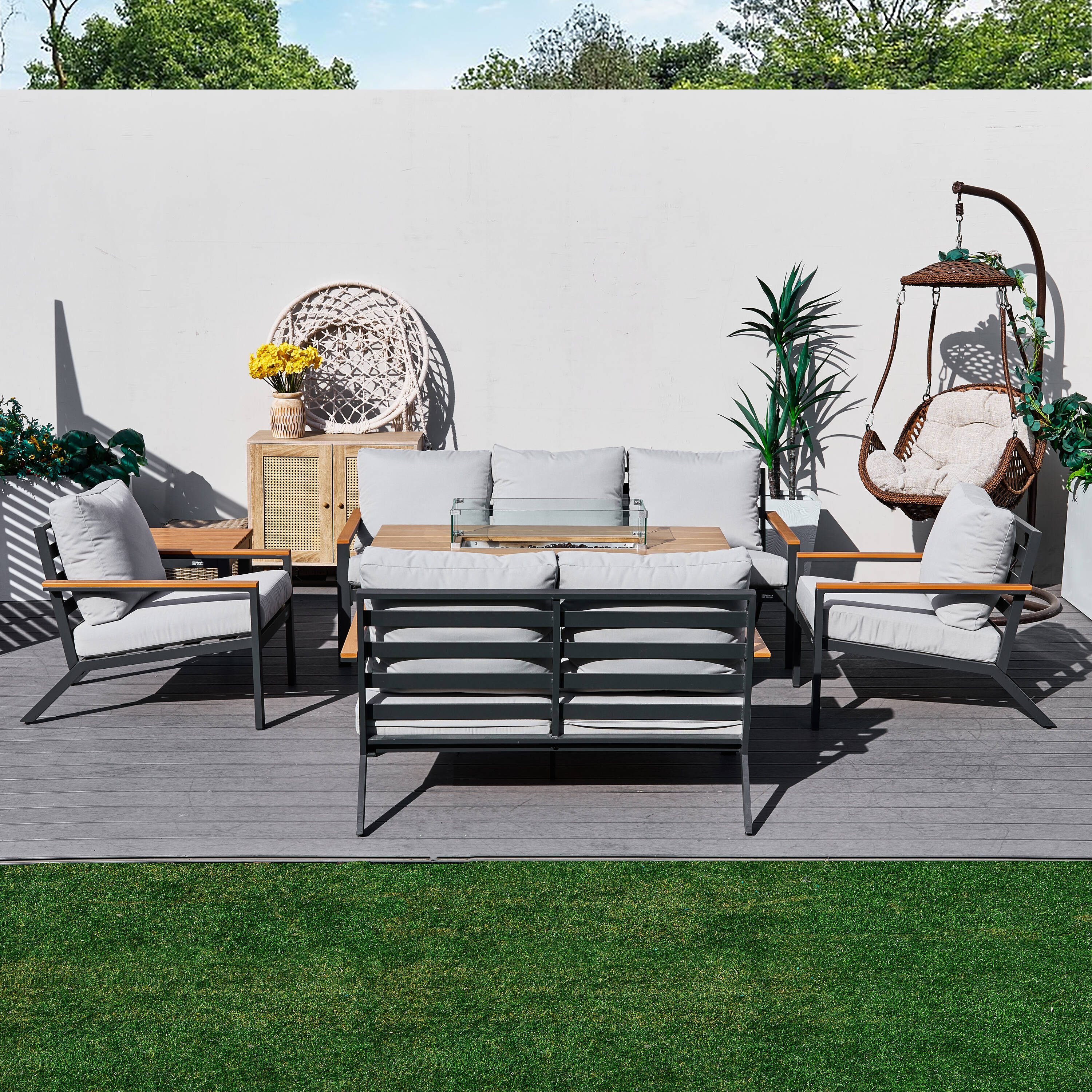 Direct Wicker DWS-2481&2334-BR Patio-Conversation-Sets - View #9