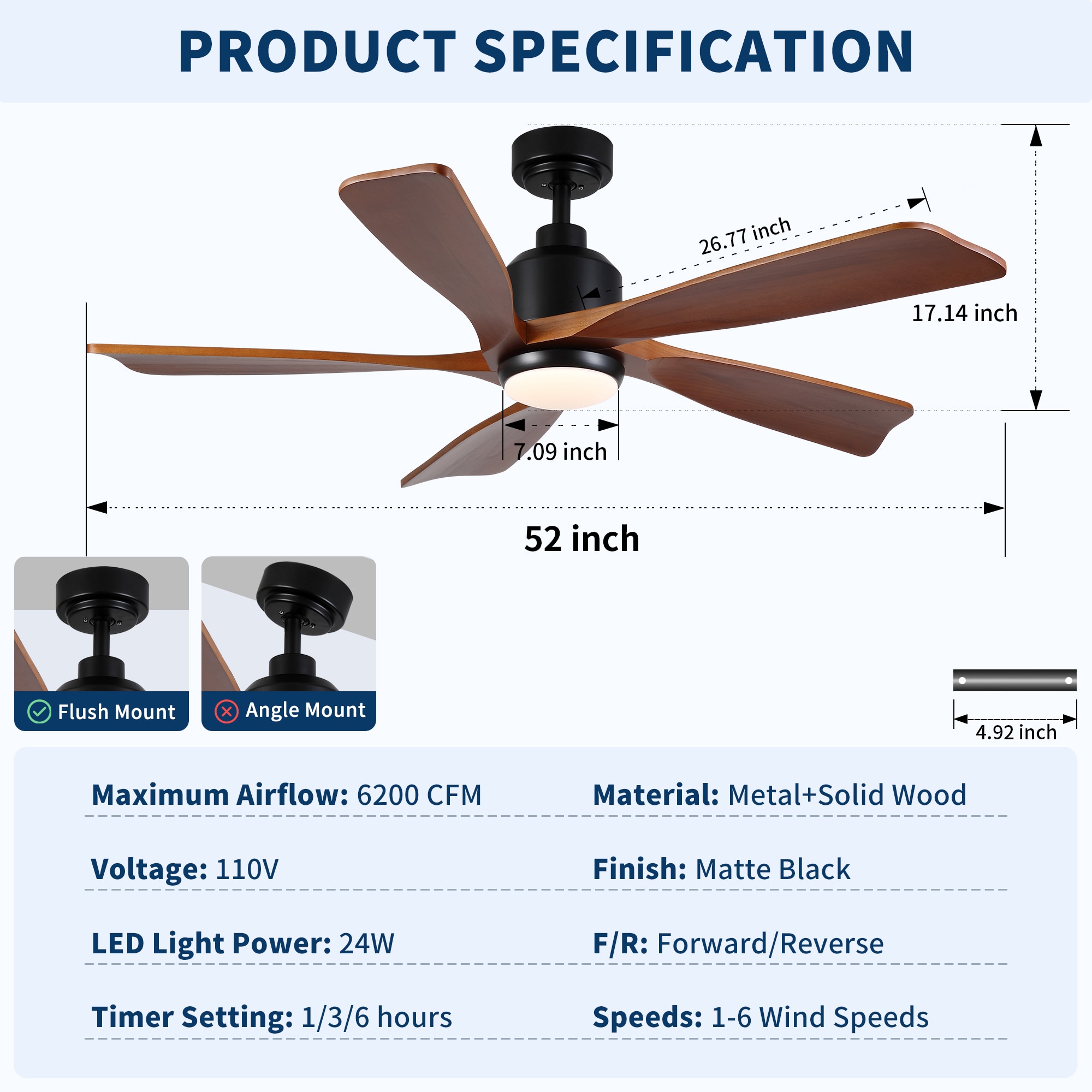 Fun Orange FUN26CF07 Ceiling-Fans - View #4