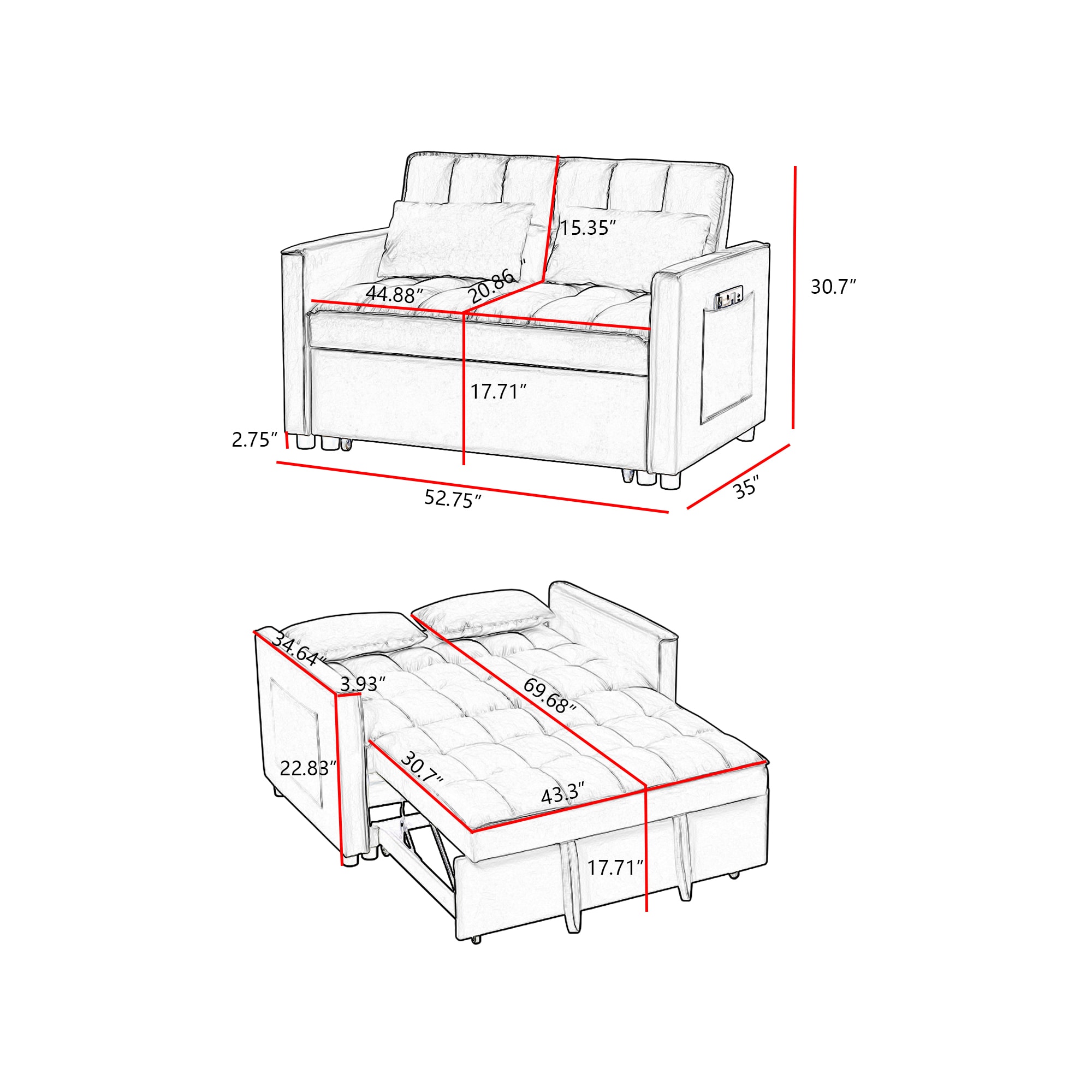 Bybafun YD2700134 Sofas-Loveseats - View #9