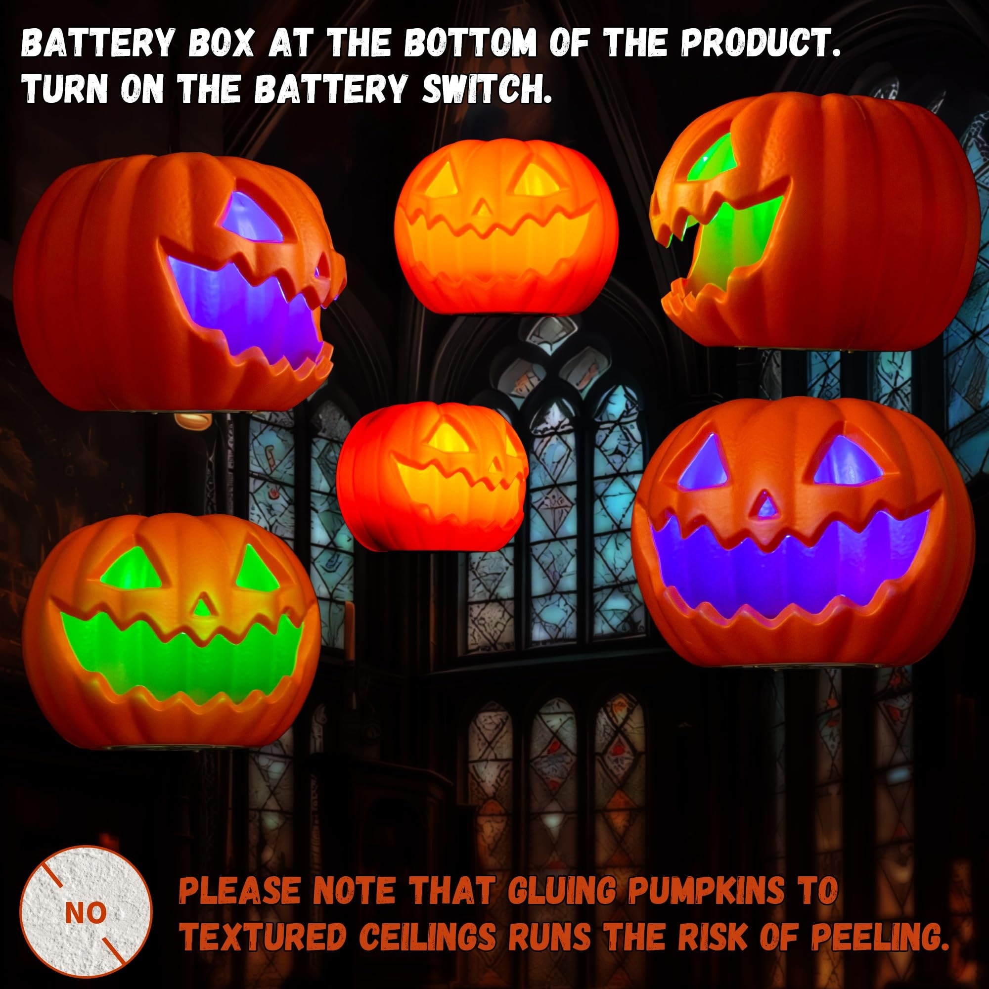 Numhew NHDREW403617 Halloween-String-Lights - View #6