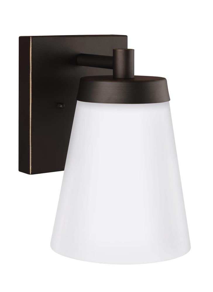 Generation Lighting 8638601EN3-71 Renville 1 -Light 10.25-in H Antique Bronze Hardwired Outdoor Wall Light