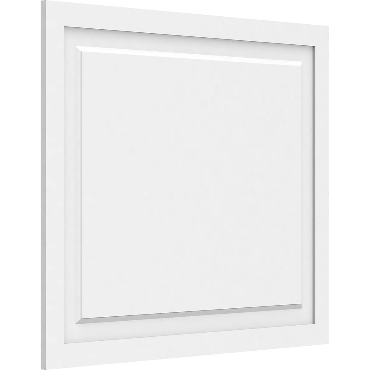 Ekena Millwork WALP36X30X062HAR 36-in x 30-in Smooth Paintable/Stainable White PVC Fretwork Wall Panel (