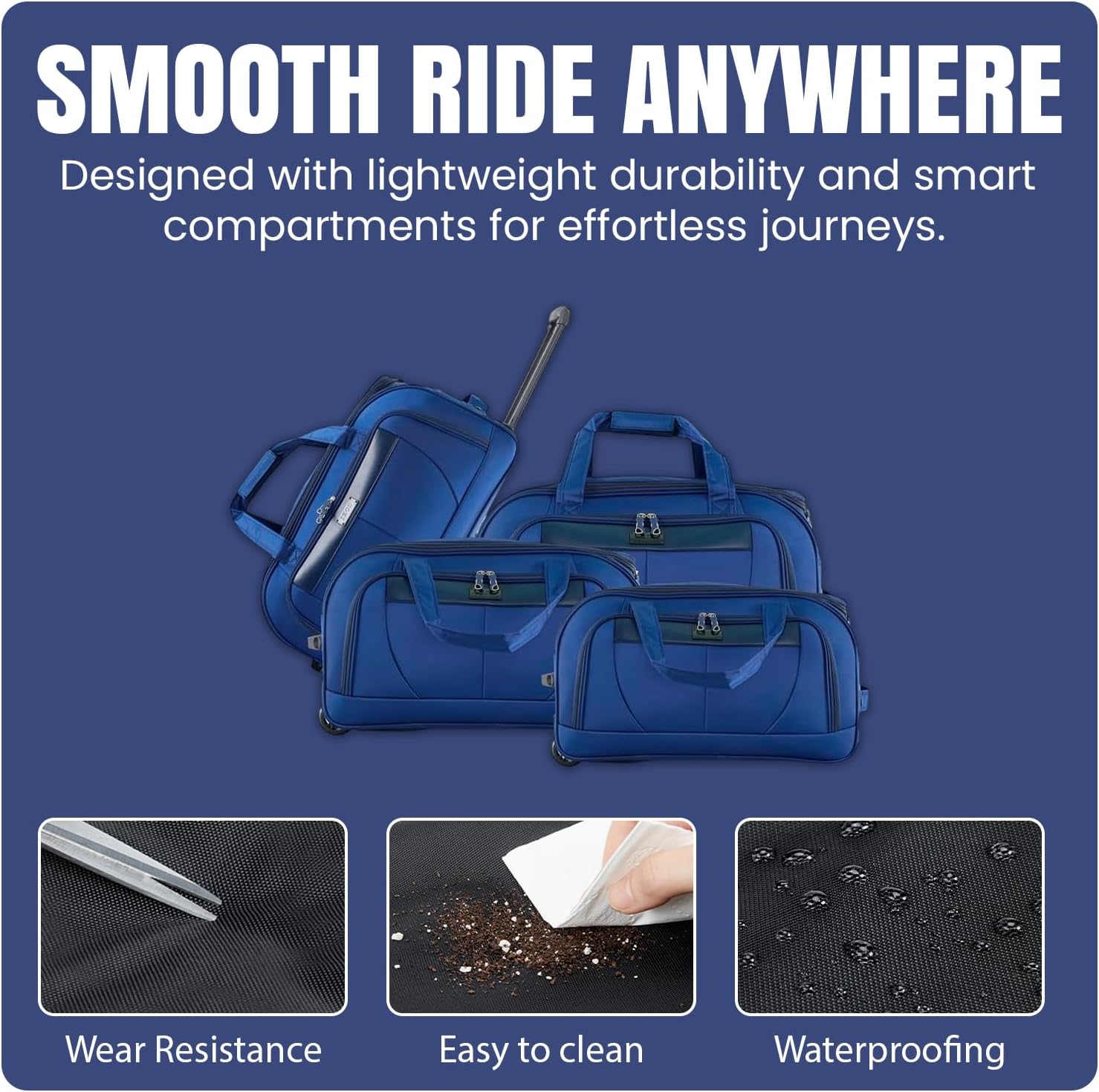 IZOD ZD-8602-NAVY Luggage-And-Luggage-Sets - View #6