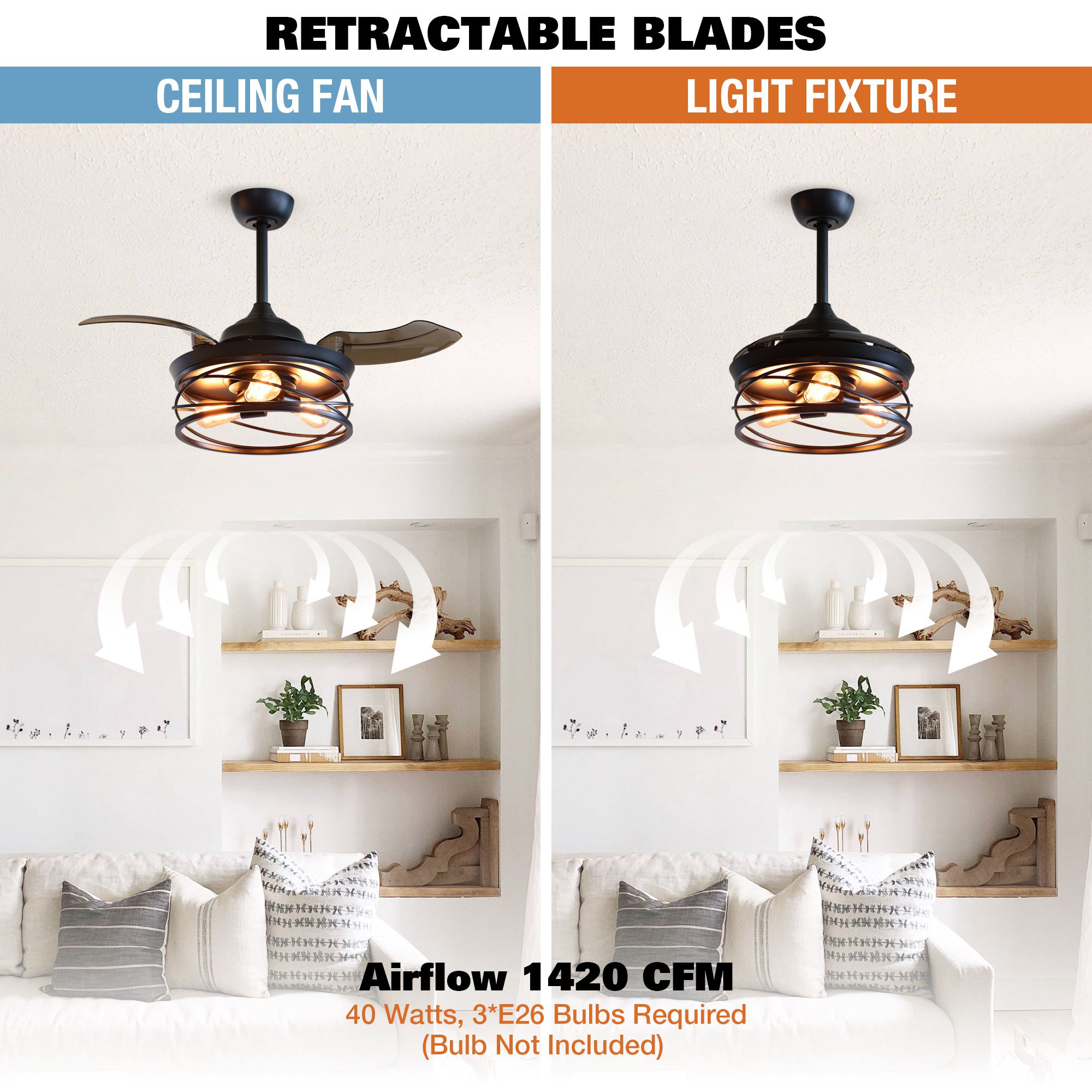 Parrot Uncle F3509110V Ceiling-Fans - View #7
