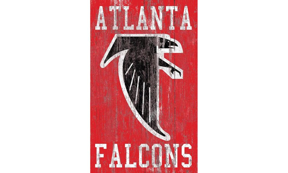 Atlanta Falcons: - NFL Peel & Stick Wallpaper in Black 12W x 12H