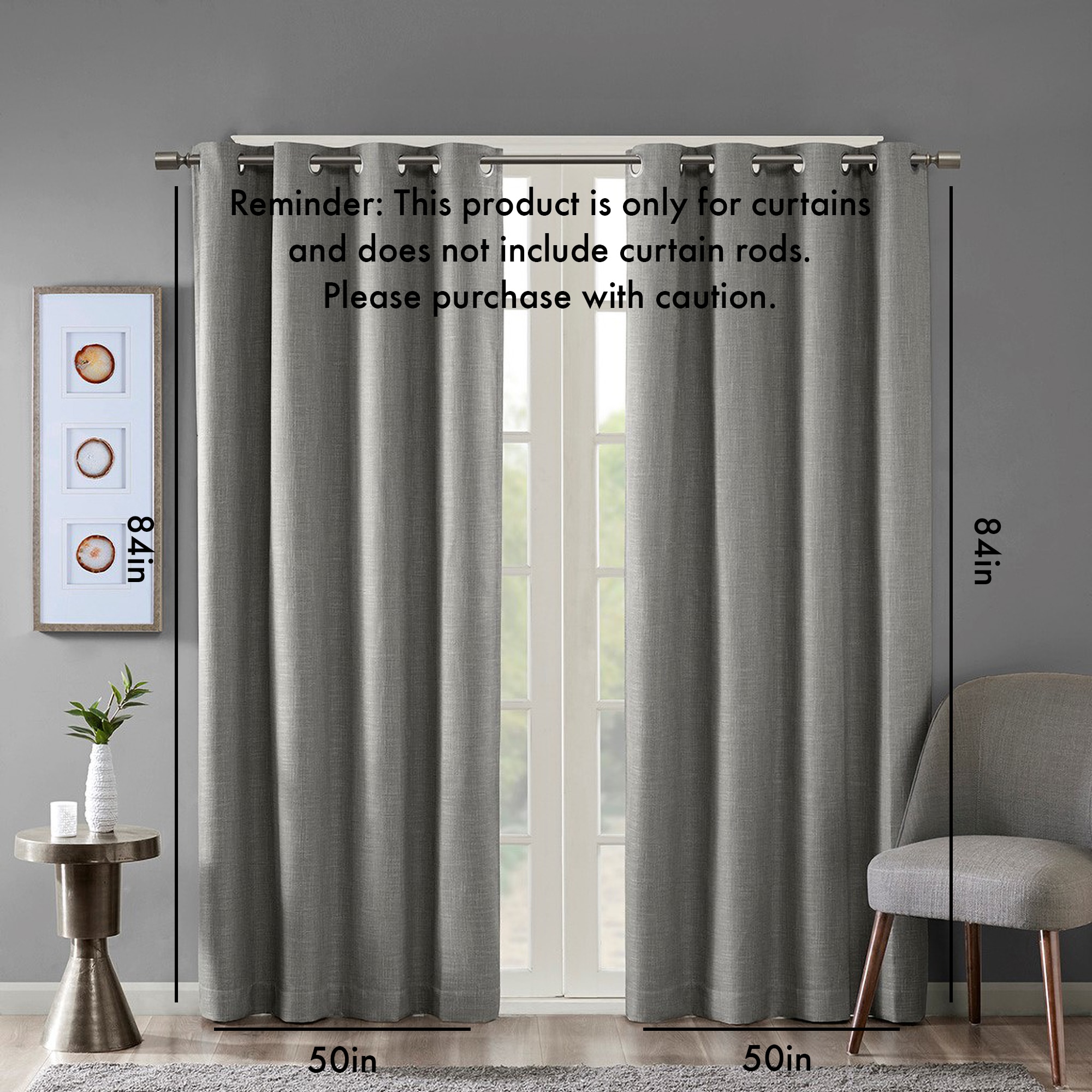 LUXEYARD DS-M-BAC02243 curtains - View #2