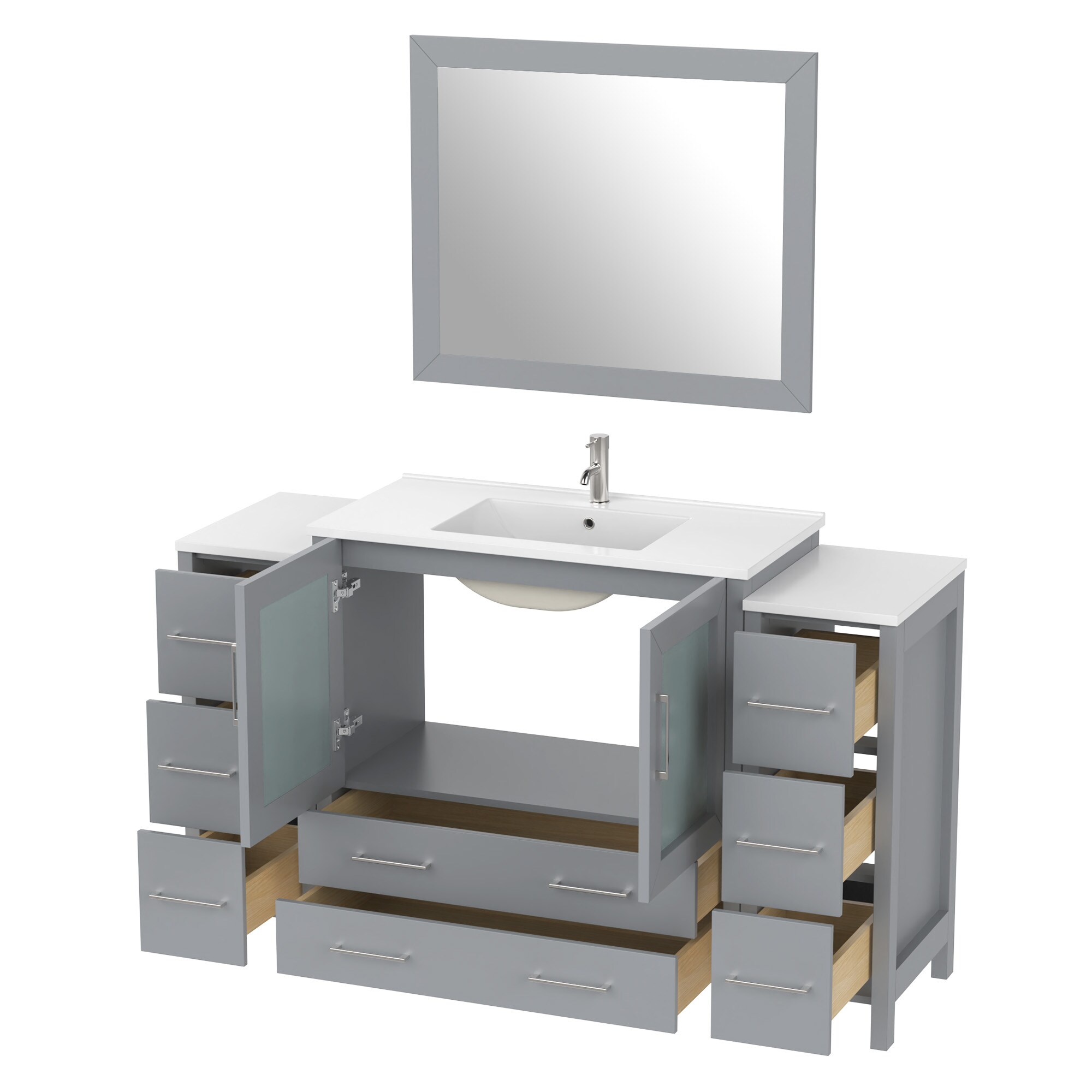 Vanity Art VA3036-60G Bath-Vanity-Combo - View #6