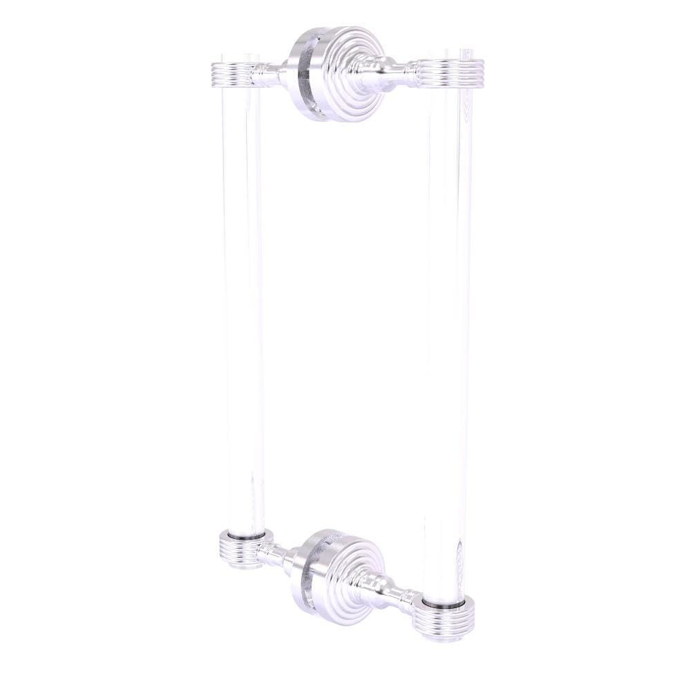 Allied Brass PG-406G-12BB-SCH Satin chrome 12-Inches Hinged shower door Handle