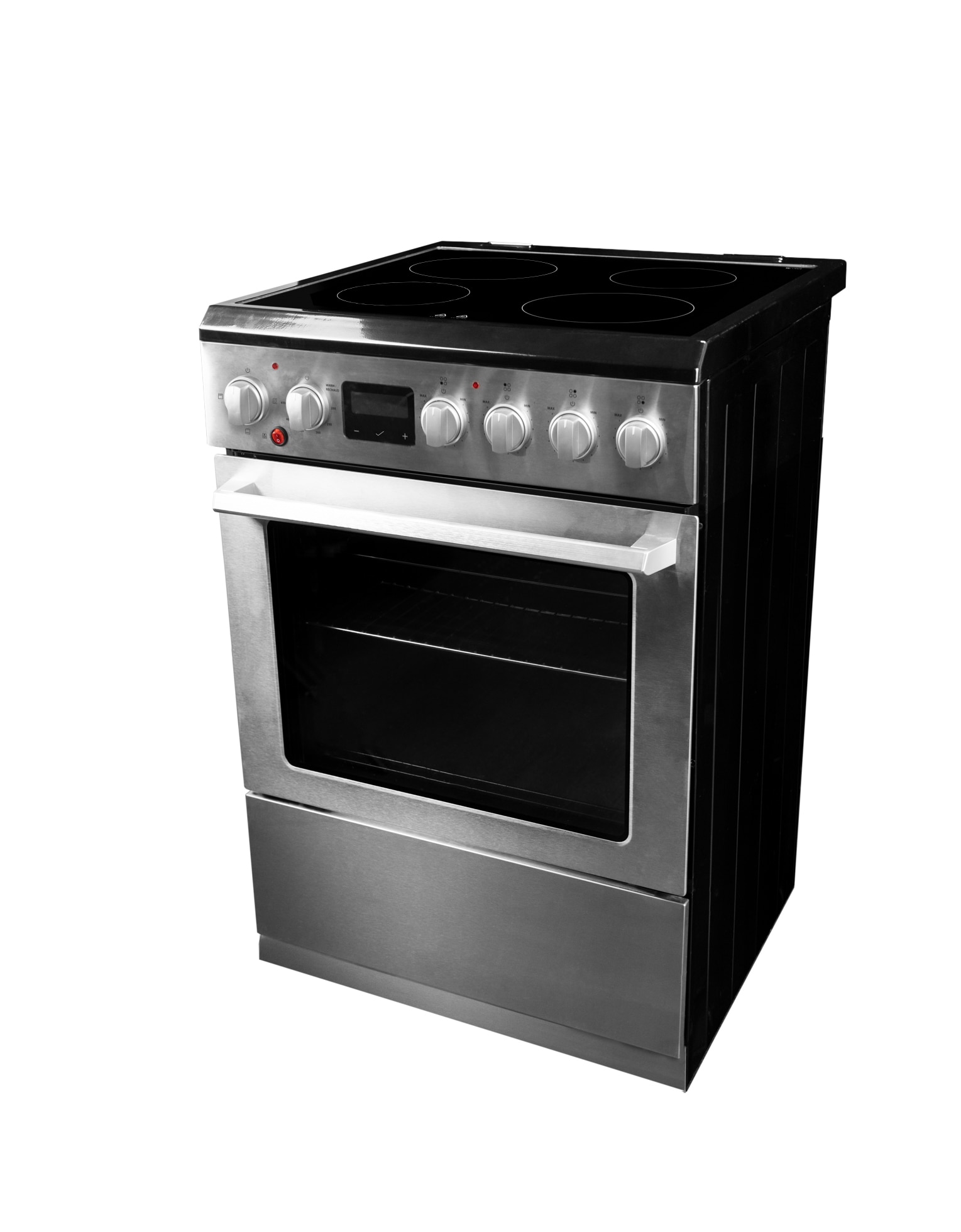 BRAVO KITCHEN 24 2 Cubic Feet Electric Freestanding Range with Radiant  Cooktop